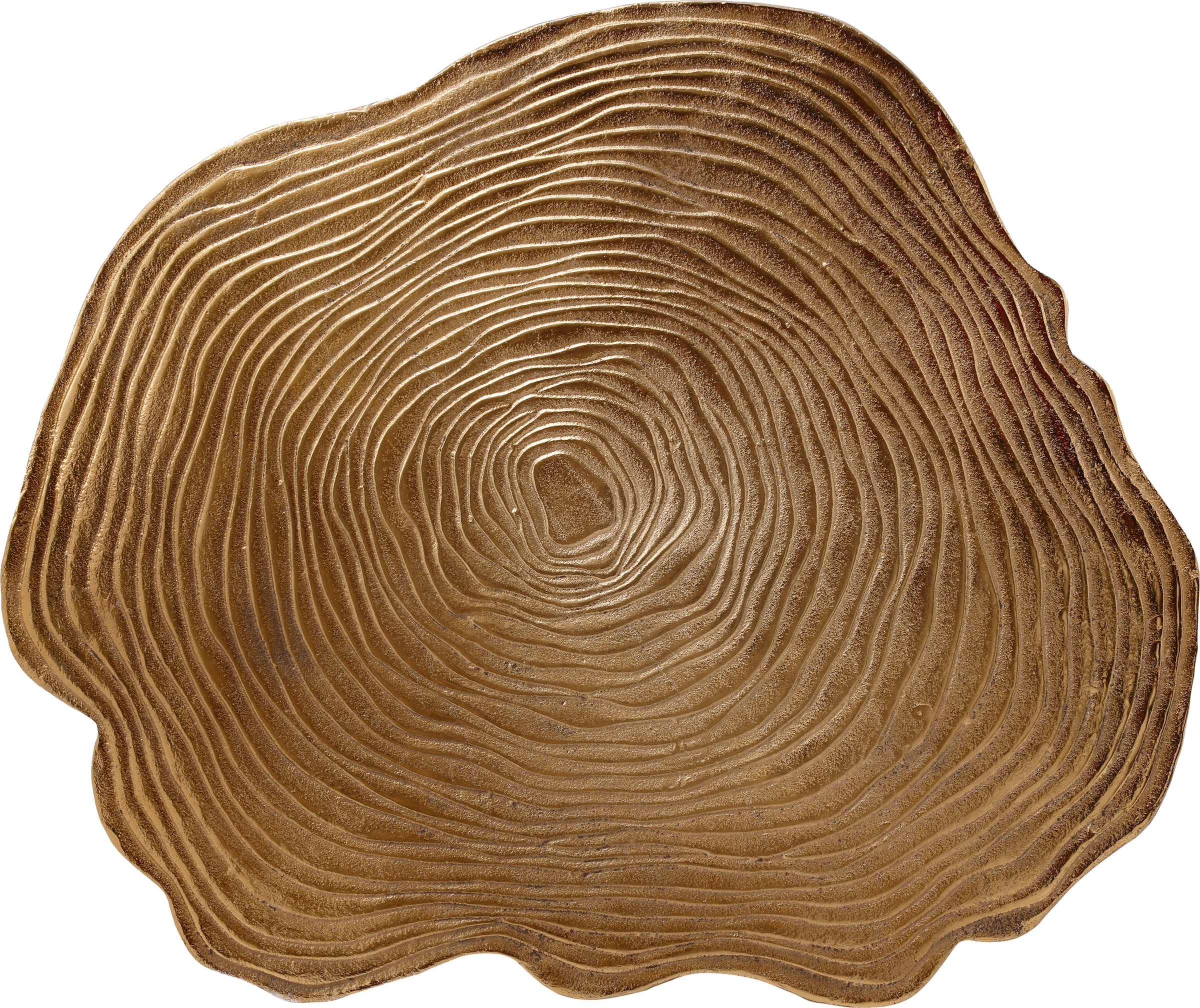 Kayoom Beistelltisch »Wood Art 225, detailverliebter Beistelltisch, edler Look«, (1 St.), Dekorativer Beistelltisch, Baumscheiben-Design, Retro-Look