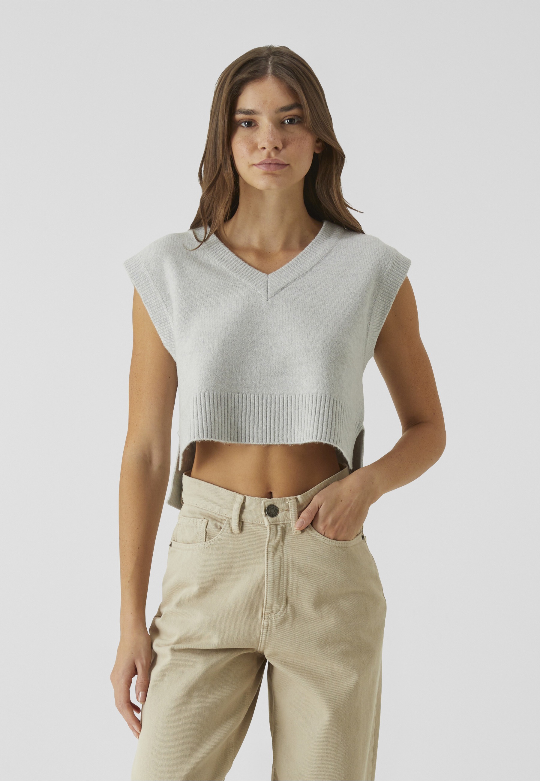 URBAN CLASSICS Steppweste »Urban Classics Ladies Soft Knit Pullunder«