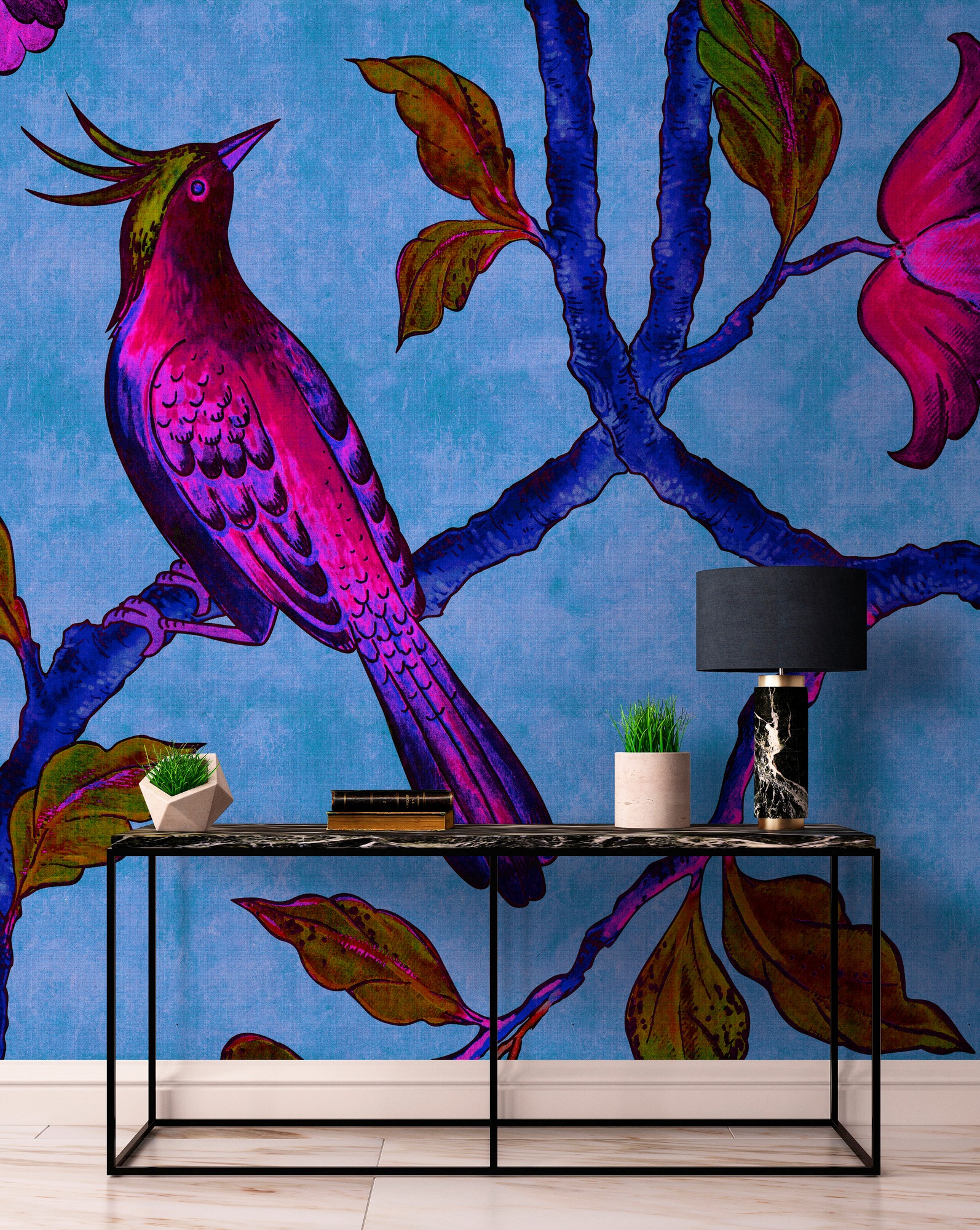 living walls Fototapete »Walls by Patel Bird Of Paradise 1«, Vlies, Wand, Schräge