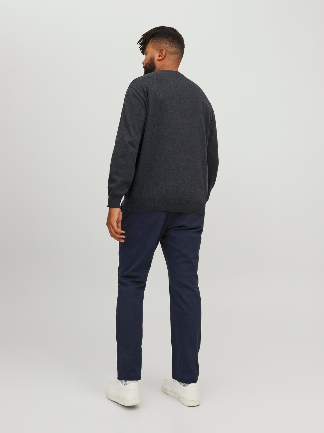 Jack & Jones PlusSize Strickpullover »JJEBASIC KNIT CREW NECK NOOS PLS«