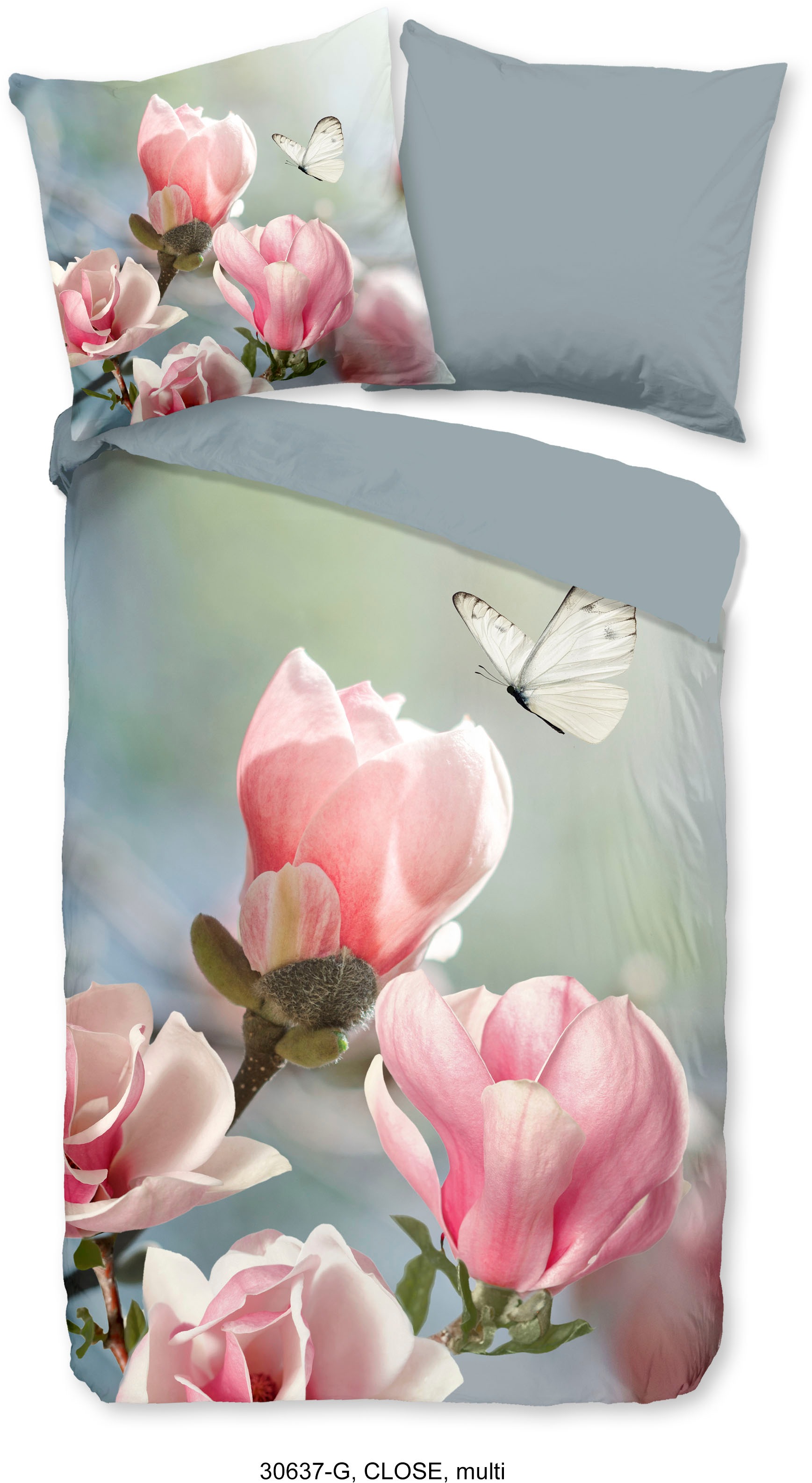 good morning Wendebettwäsche "Close" 2 Stk. tlg. 100% Baumwolle, 135x200, R günstig online kaufen