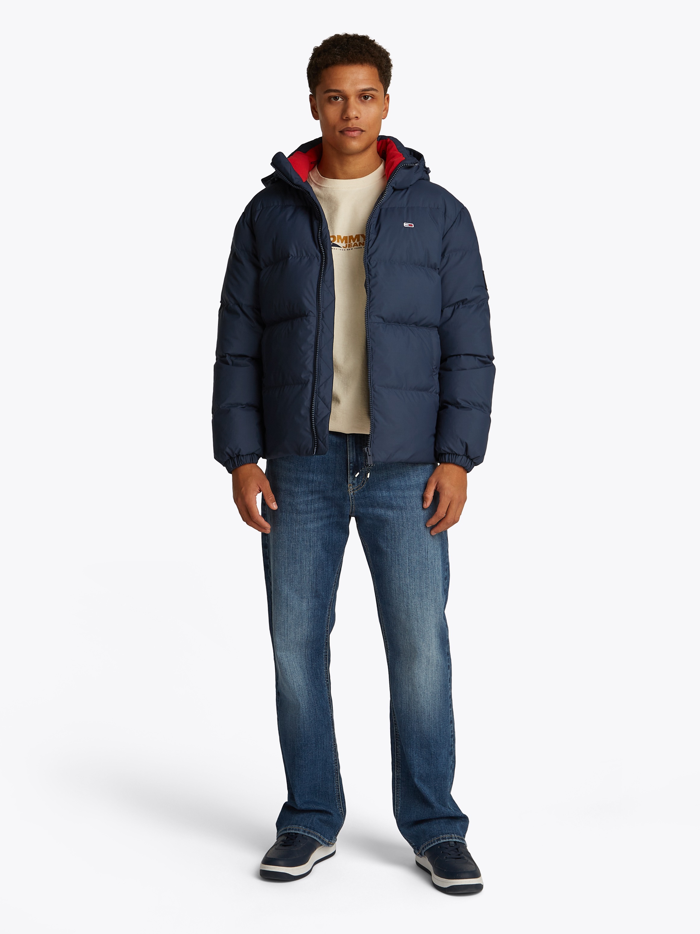 Tommy Jeans Steppjacke »TJM ESSENTIAL DOWN JACKET EXT«, mit Kapuze