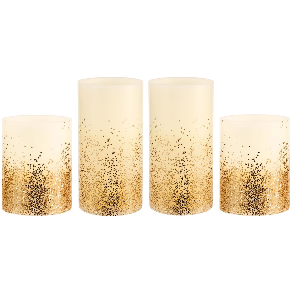 Pauleen LED-Kerze »Golden Glitter«