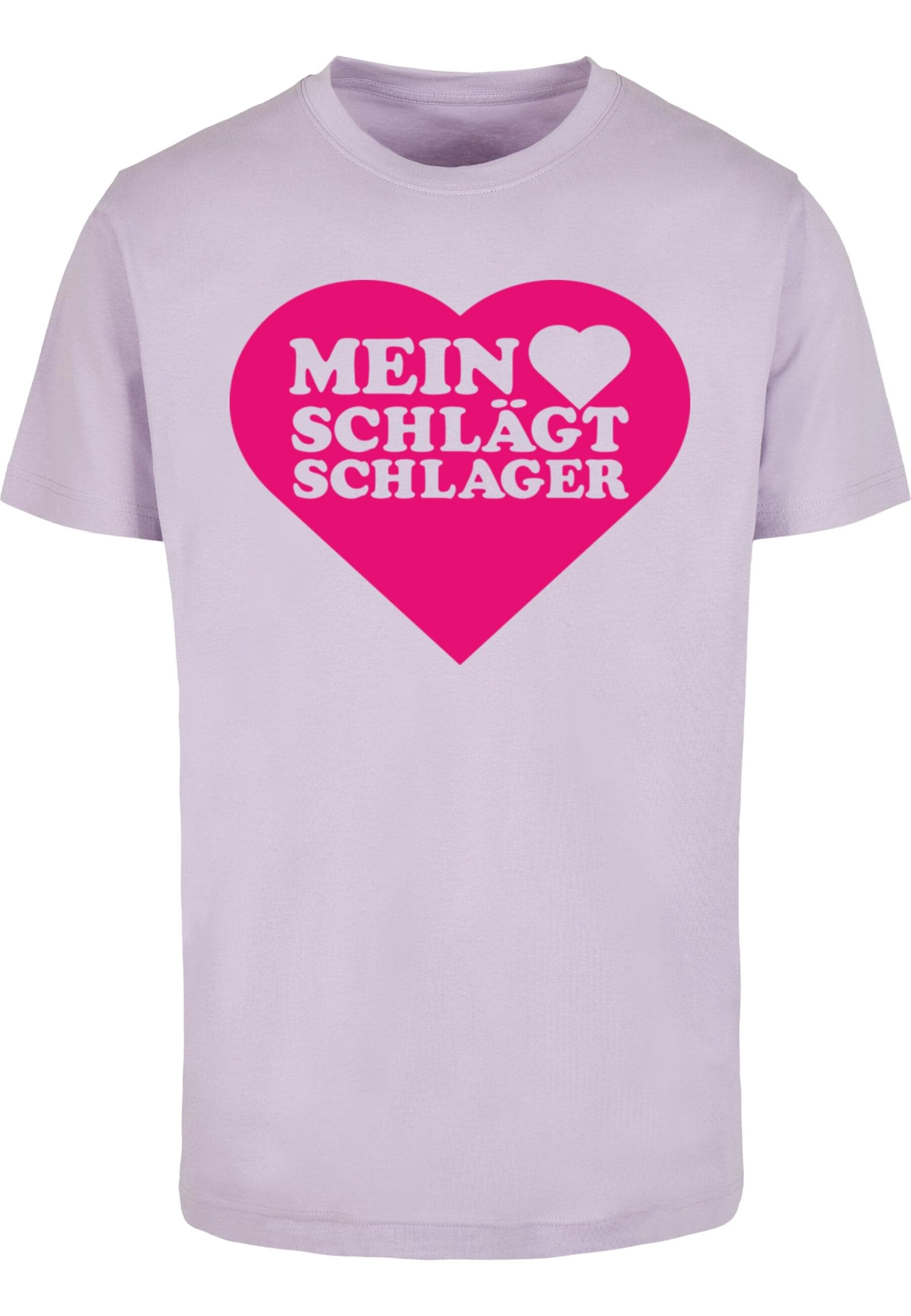 Merchcode T-Shirt "Merchcode MHSS Herz Pink T-Shirt" 1 Stk. tlg. günstig online kaufen