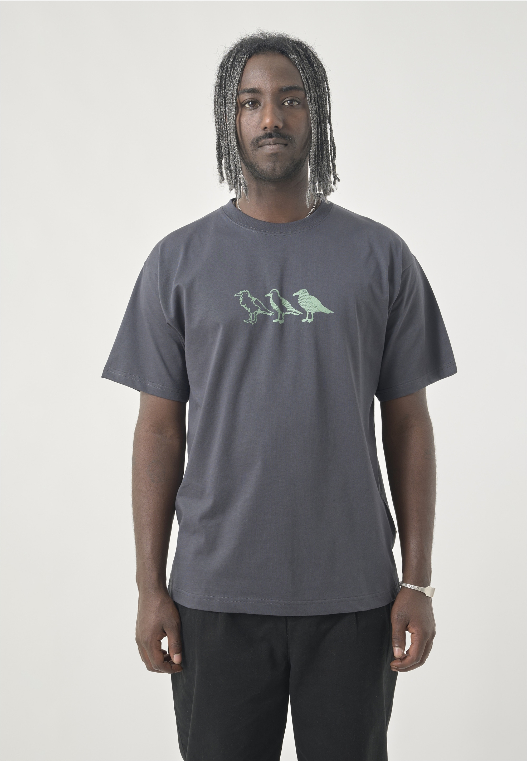 Cleptomanicx T-Shirt "Classic Tee Scribble Gull", in locker geschnittener F günstig online kaufen