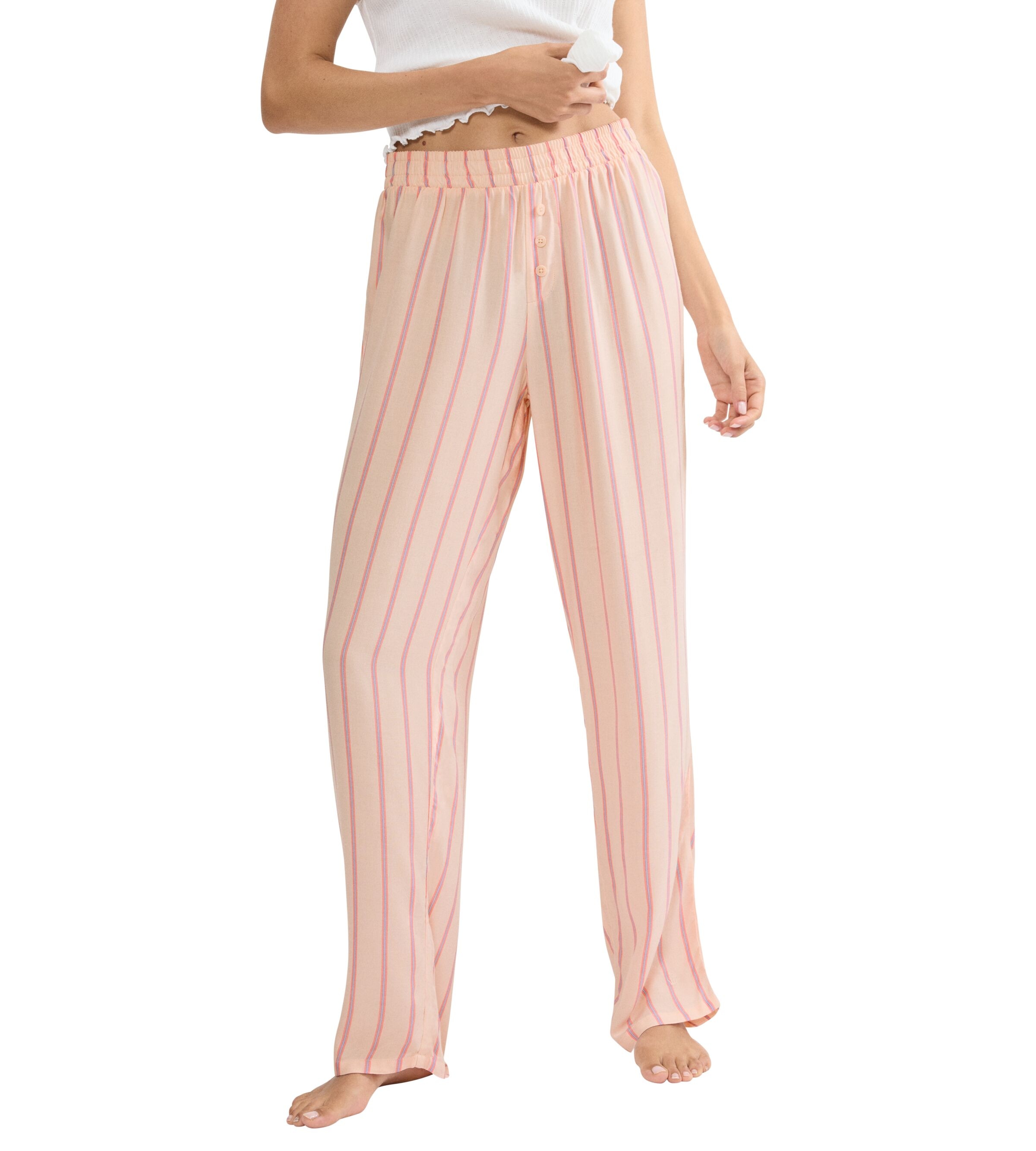 Triumph Pyjamahose "Mix & Match Trousers Viscose 01" Gummizug, gestreift, l günstig online kaufen