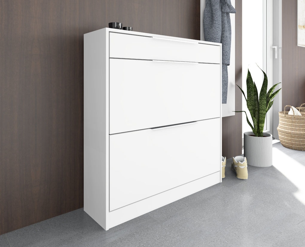 borchardt Möbel Schuhschrank "Oliva" Stehende Montage, Wandmontage & Glasbö günstig online kaufen