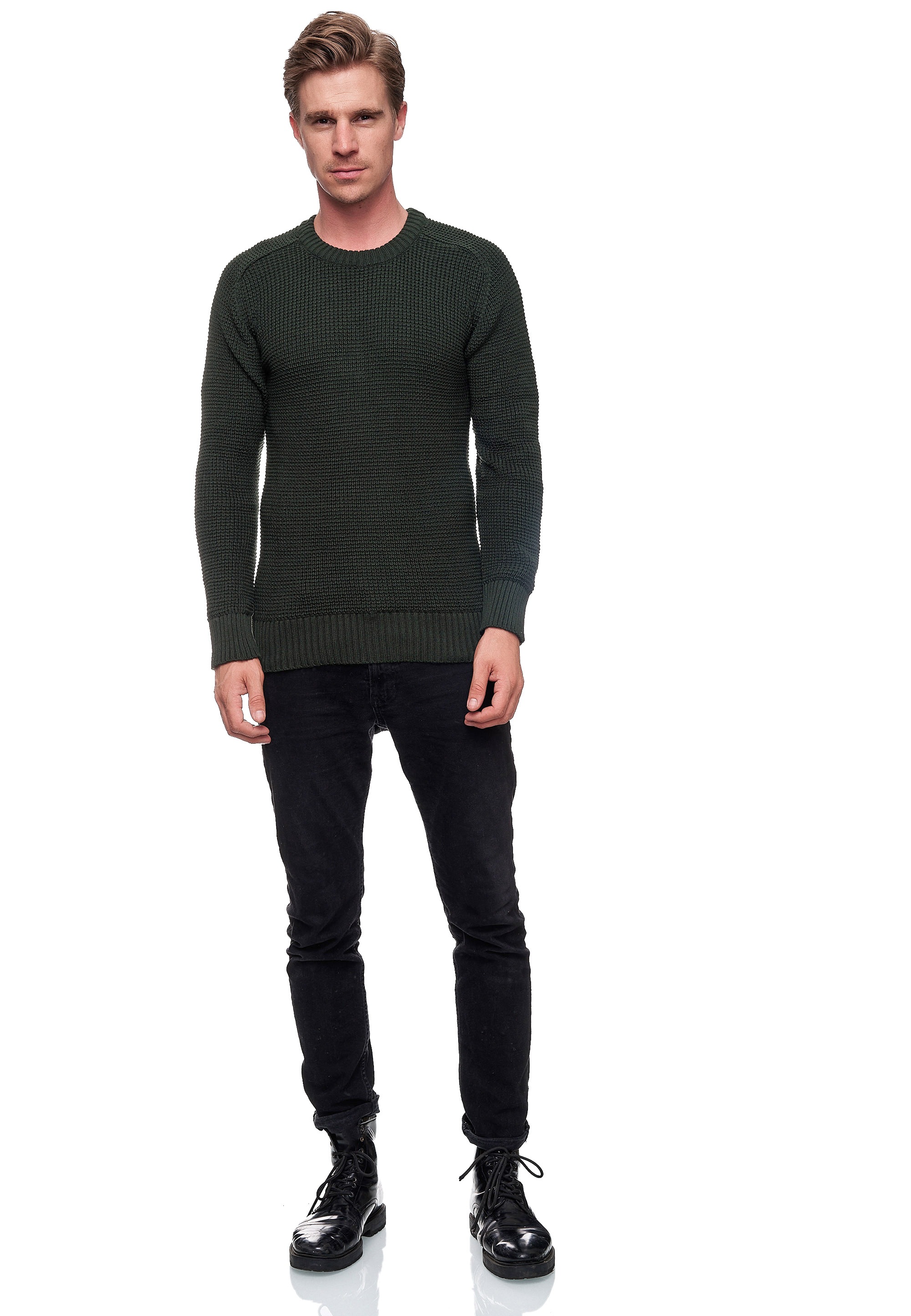Rusty Neal Strickpullover, in sportlichem Design