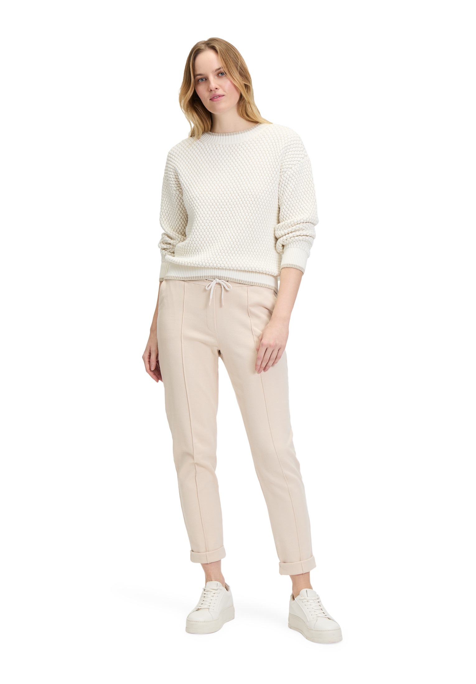 Betty&Co Schlupfhose »Betty & Co Schlupfhose mit Bindegürtel«, Material