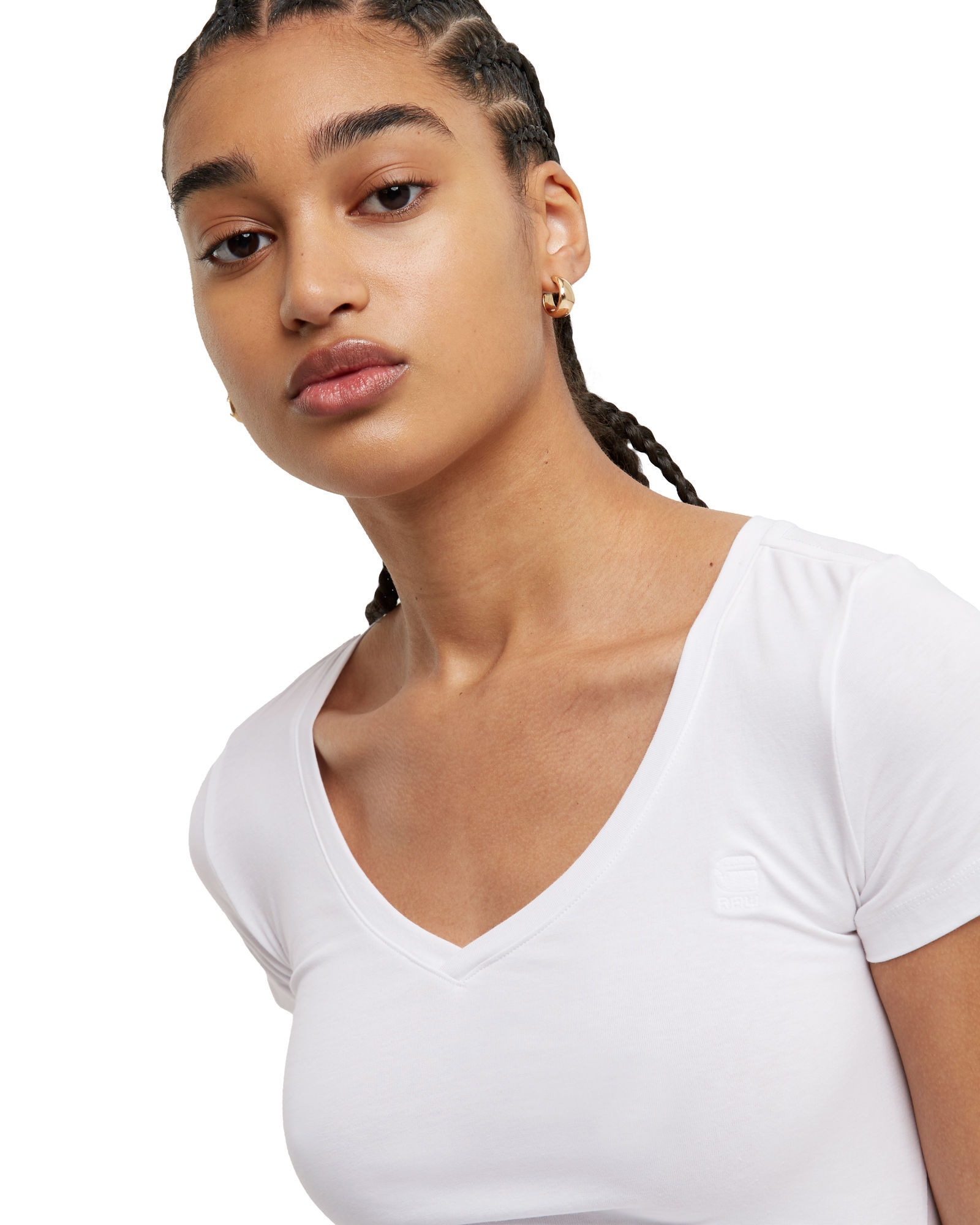 G-STAR T-Shirt »Base V-Neck Cap Top«