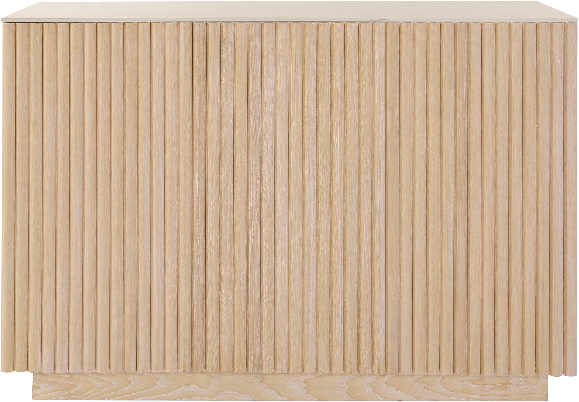 homsy by Ana Johnson Sideboard »Solva« Holzoptik aus Esche, geriffelte Front, Keramikplatte, Breite 119 cm