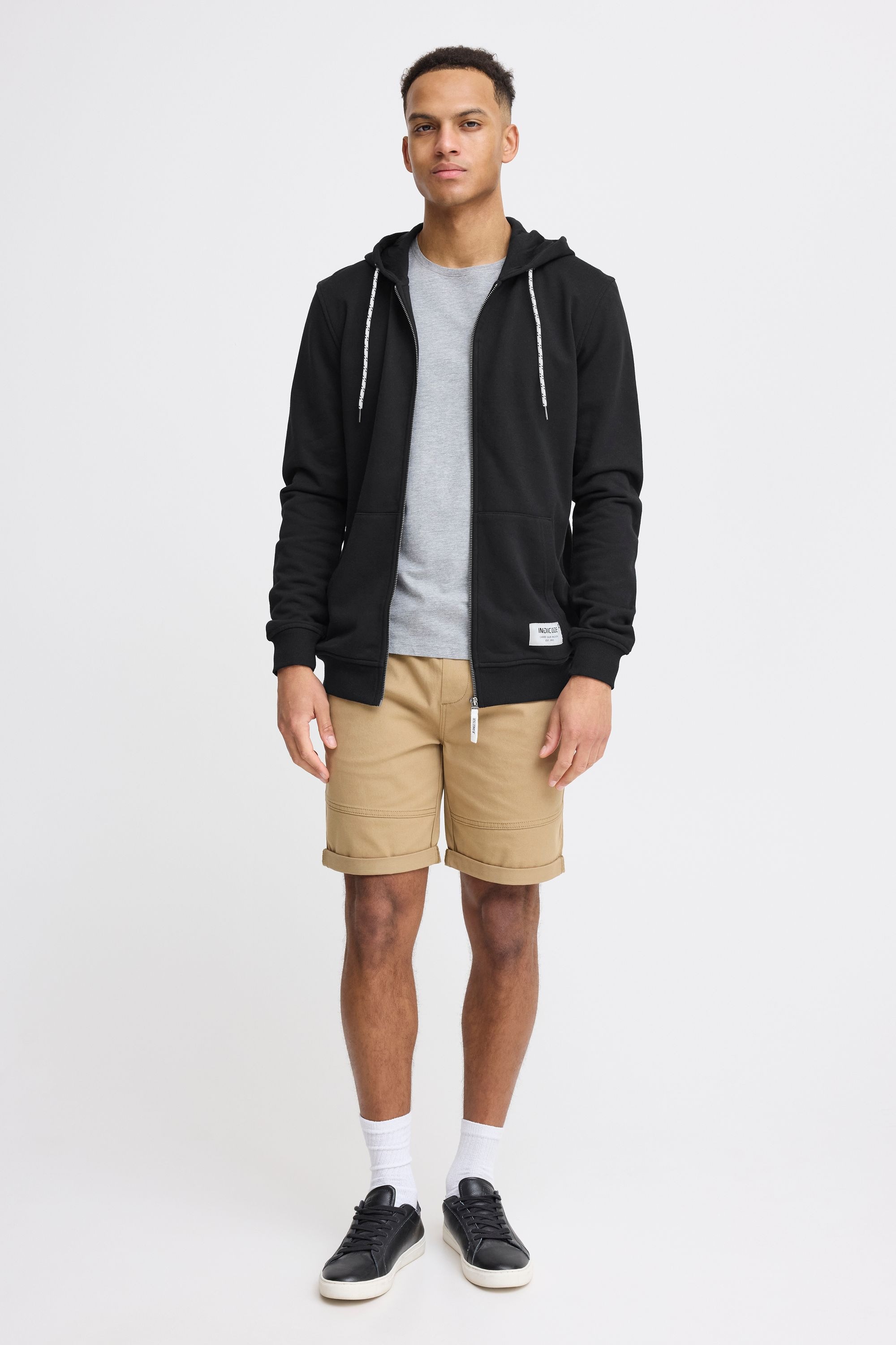 Indicode Kapuzensweatjacke "Kapuzenfleecejacke IDPlayno" günstig online kaufen