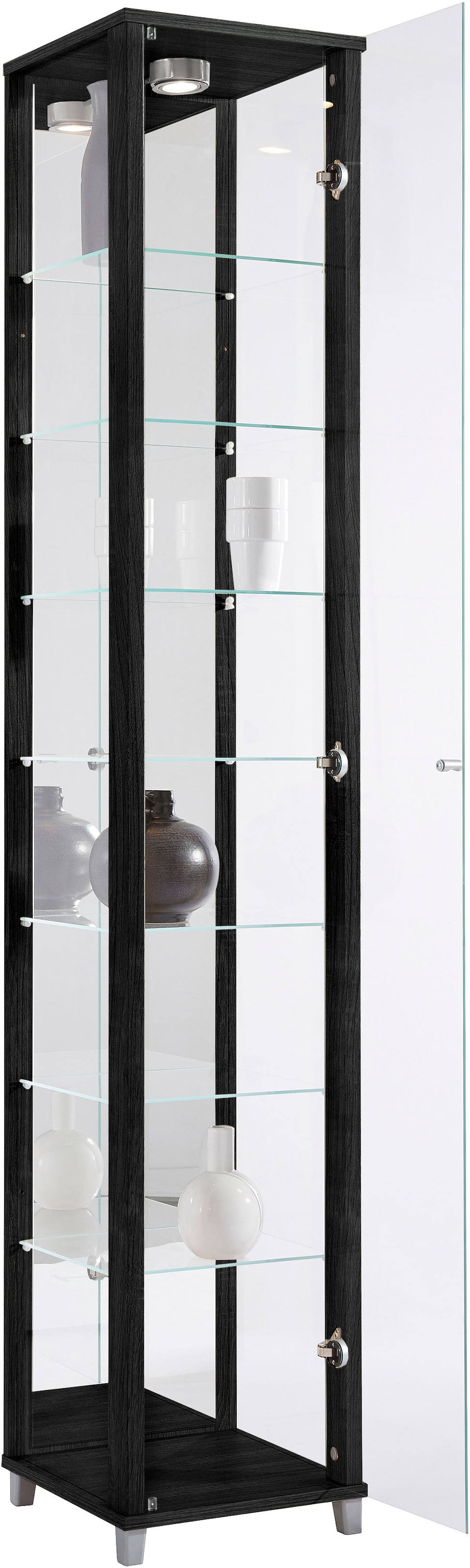 fif möbel Vitrine »OPTIMA«, Standvitrine/Glasvitrine 1x Glastür,perfekt für Sammler,Sammlervitrine
