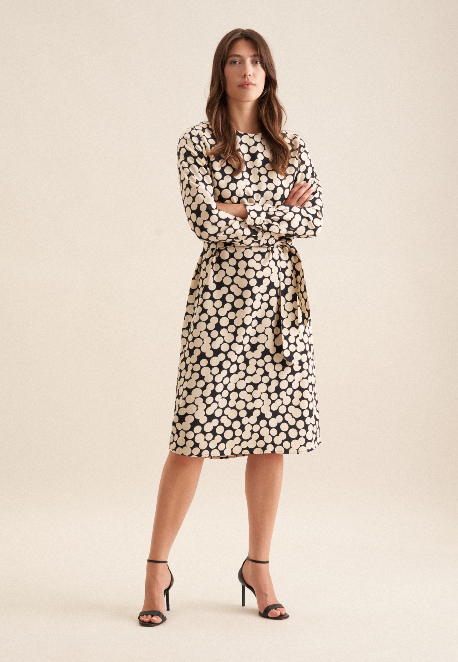 seidensticker Sommerkleid 1/1 Rundhals Druck günstig online kaufen