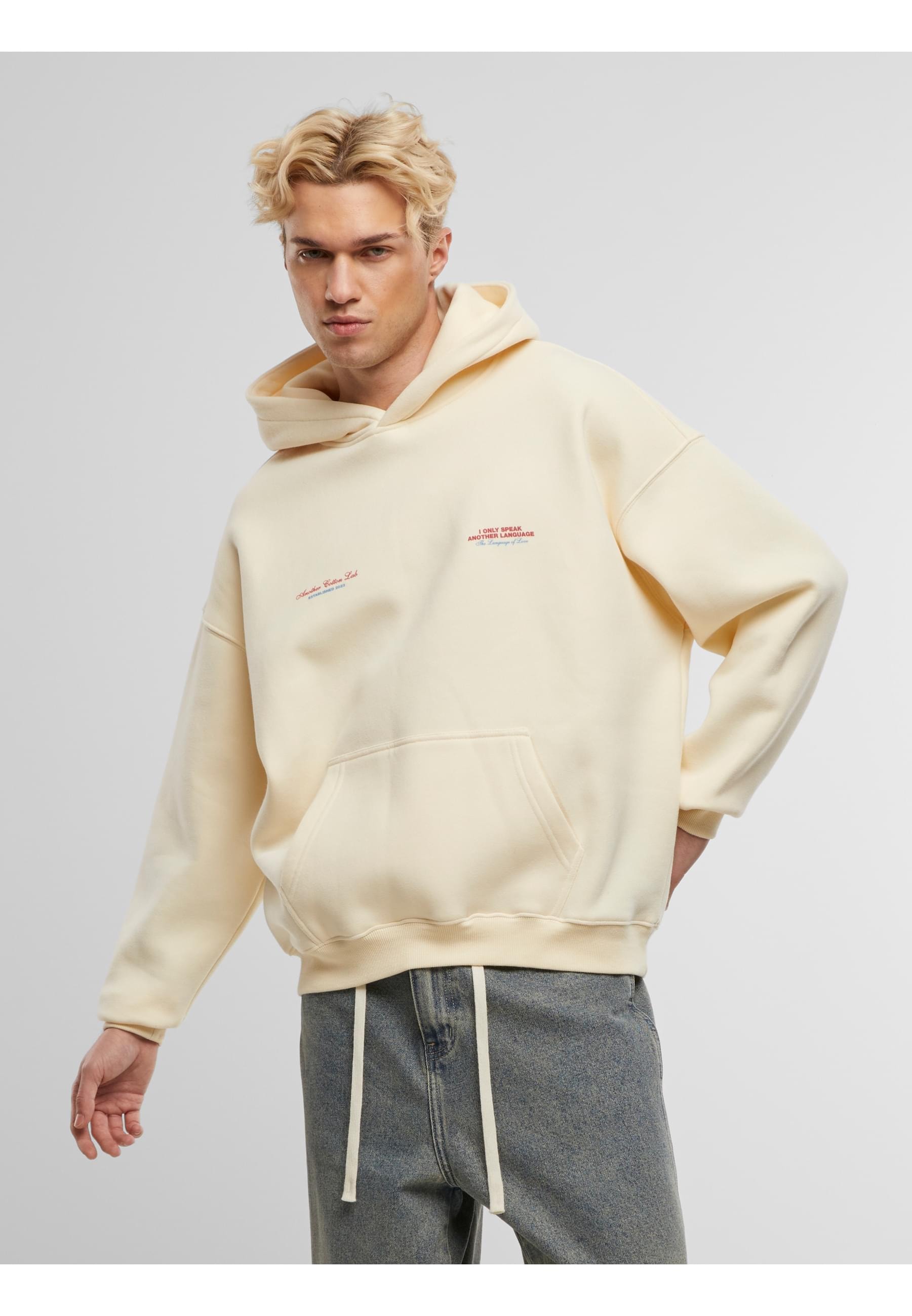 Another Cotton Lab Kapuzensweatshirt »Another Cotton Lab Pardon Monsieur Oversized Hoodie«, (1 tlg.)