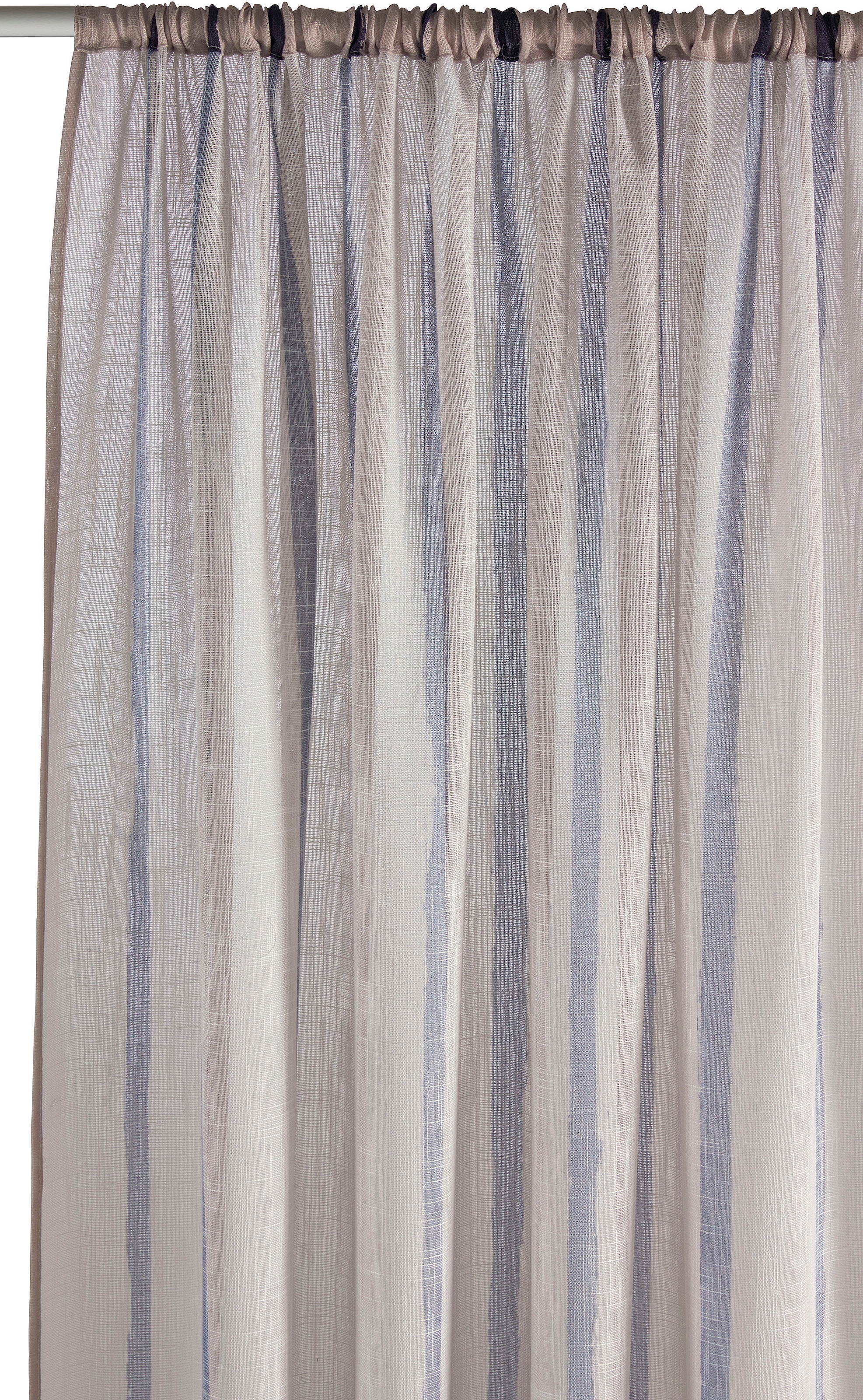 LeGer Home by Lena Gercke Gardine »Zayla« Stangendurchzug 1 Stk. tlg. Stangendurchzug, Halbtransparent, Pflegeleicht, leichtes Material