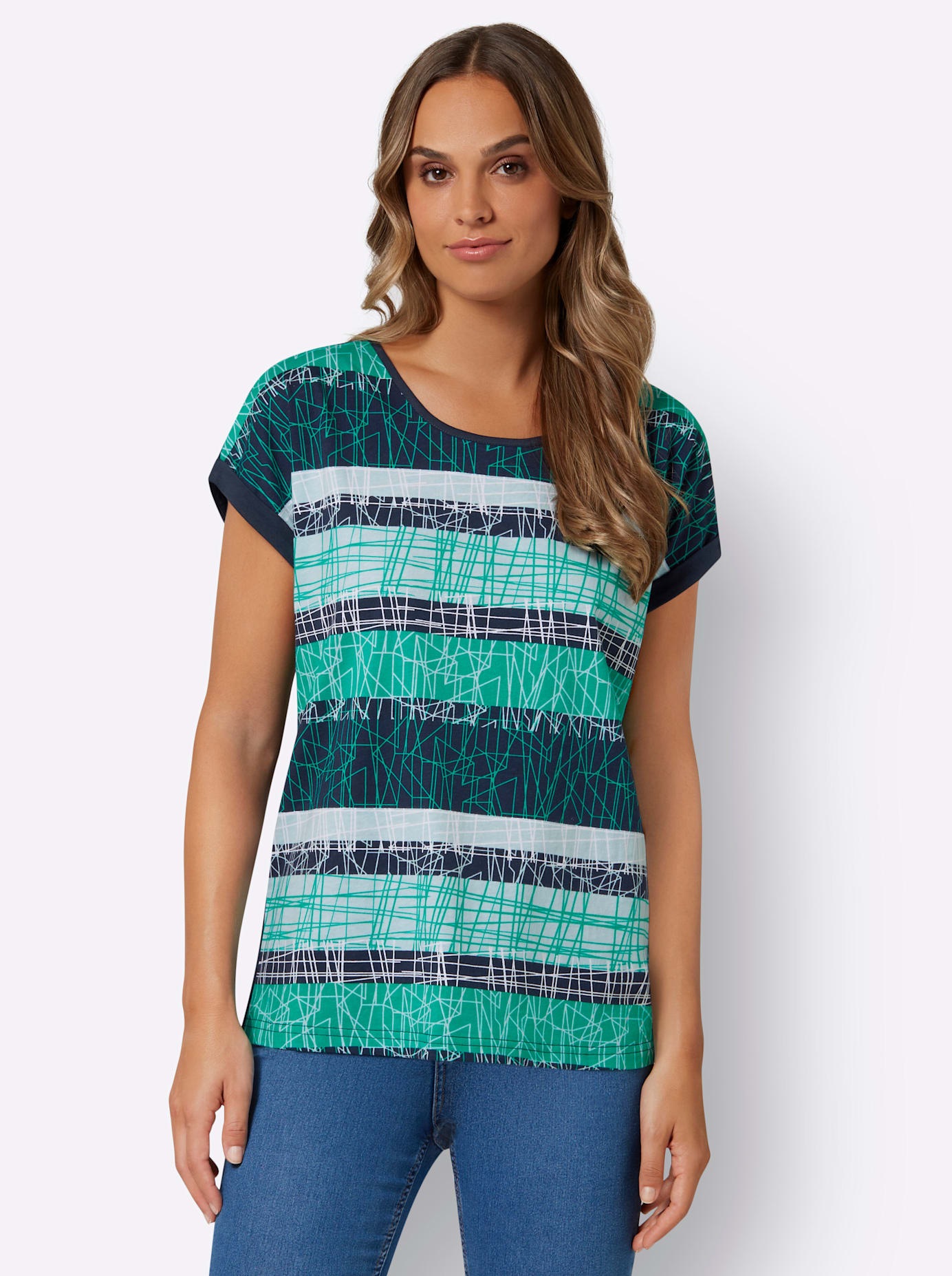Classic Basics Rundhalsshirt "Kurzarm-Shirt" 1 Stk. tlg. günstig online kaufen