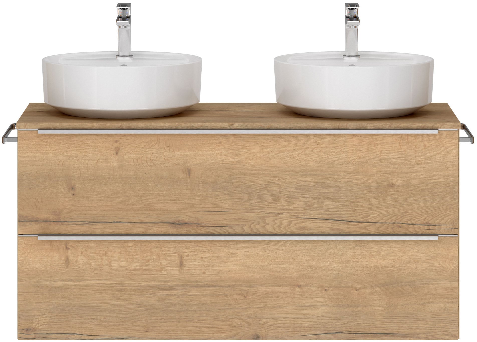 nobilia Waschtisch-Set "Alvene" mit Doppelwaschplatz, vormontiert, mit Soft günstig online kaufen