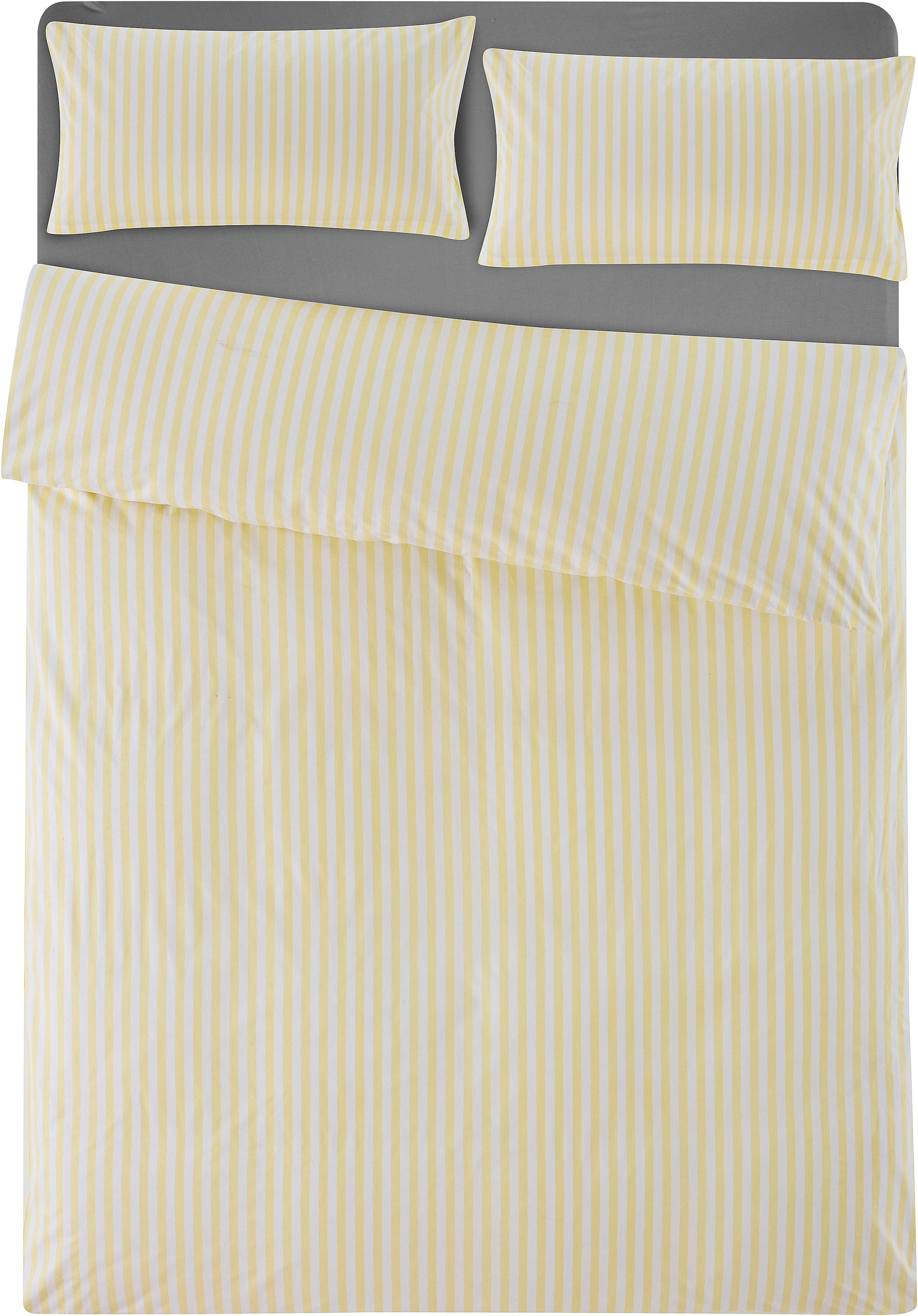 LeGer Home by Lena Gercke Bettwäsche »Linnea« 2 Stk. tlg. aus 100% Baumwolle , Streifendesign