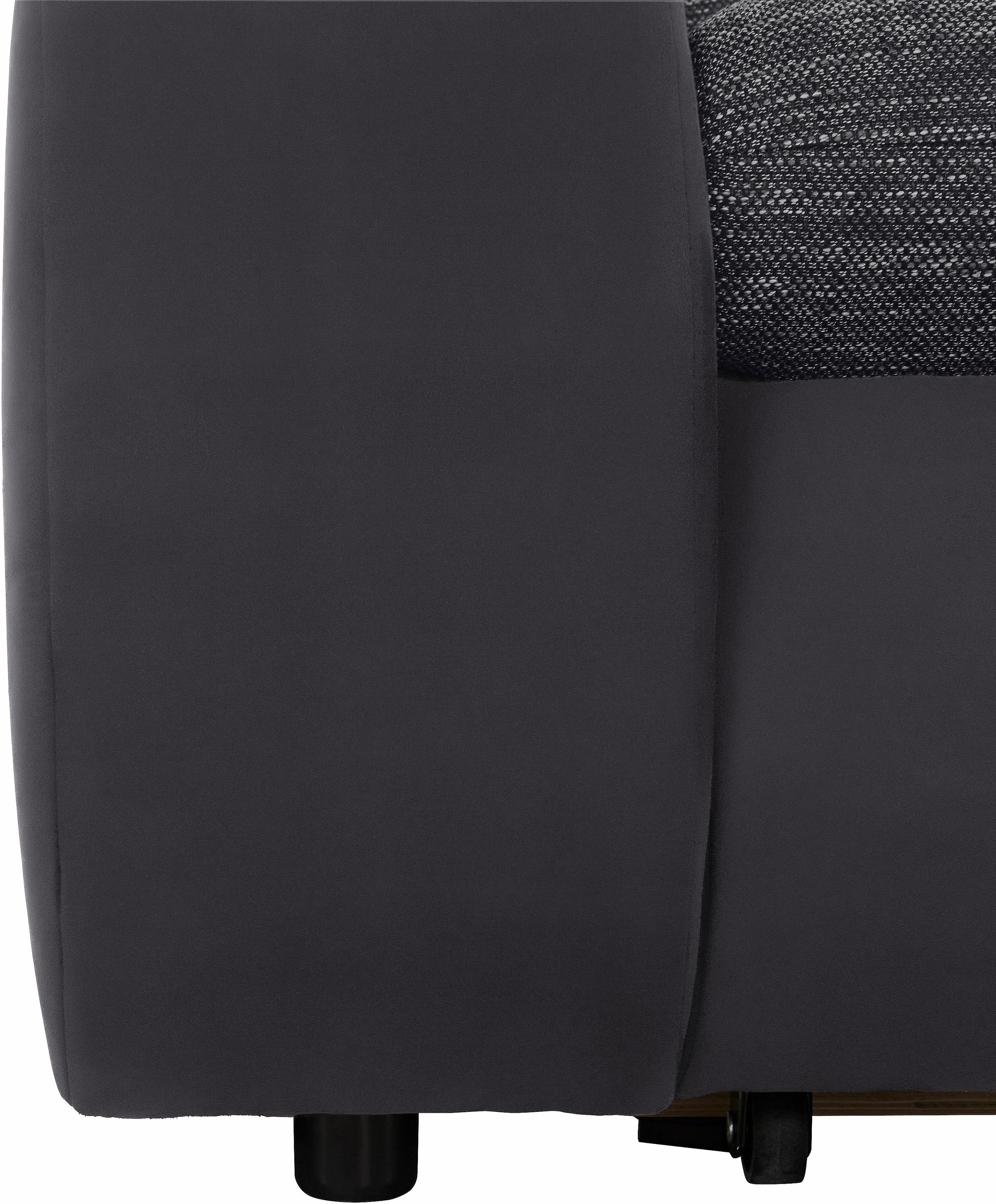 TRENDMANUFAKTUR Ecksofa »Indie, modern und bequem, Materialmix, OTTOs Choice, L-Form«, wahlweise XL oder XXL