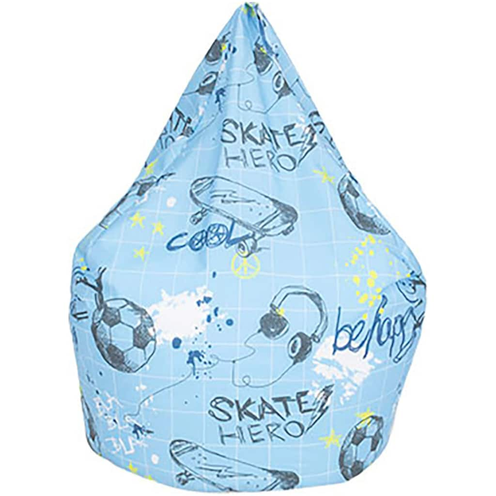 Knorrtoys® Sitzsack »Jugend, blau cool«