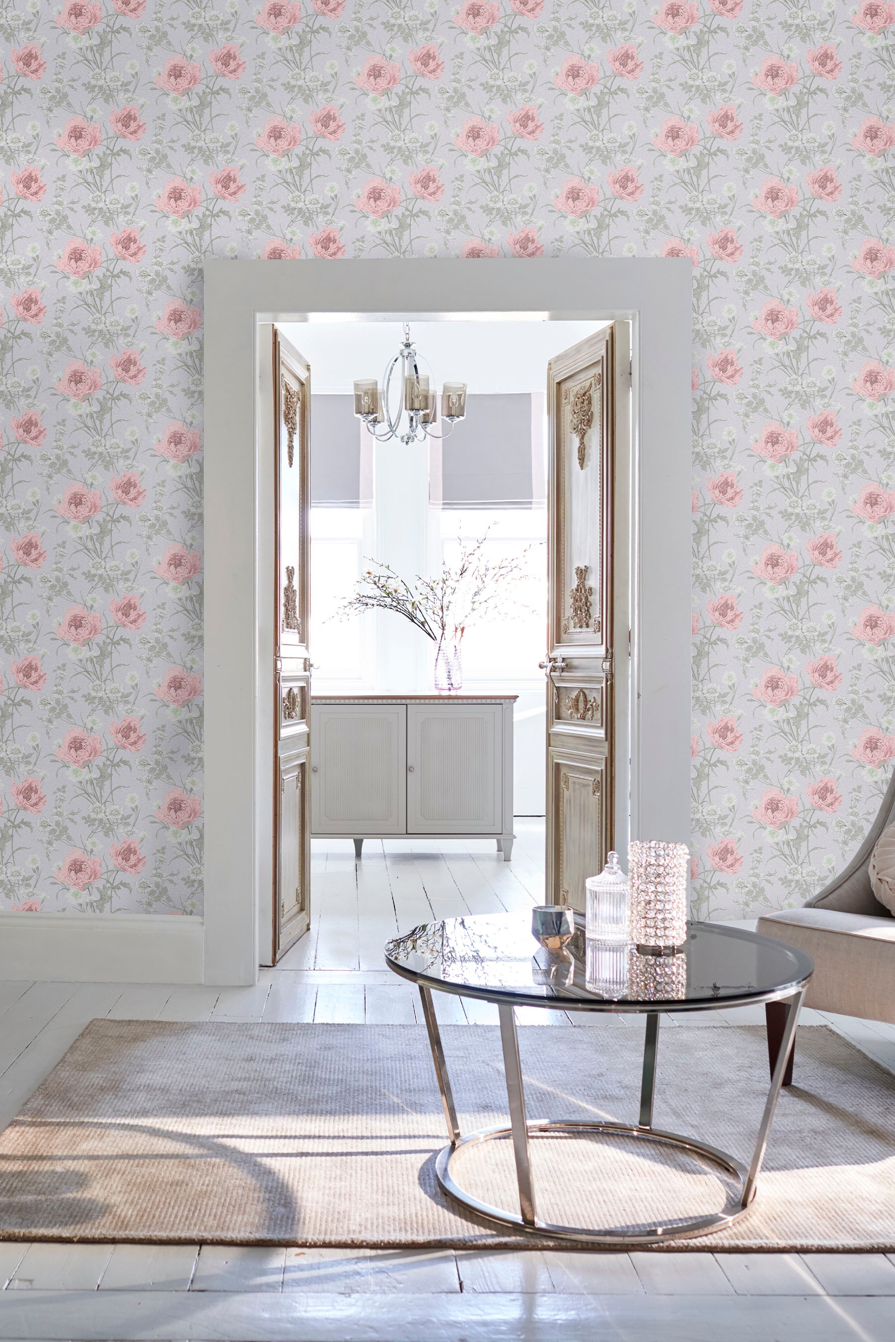 LAURA ASHLEY Vliestapete »Aurelie« Motiv glatt Motiv