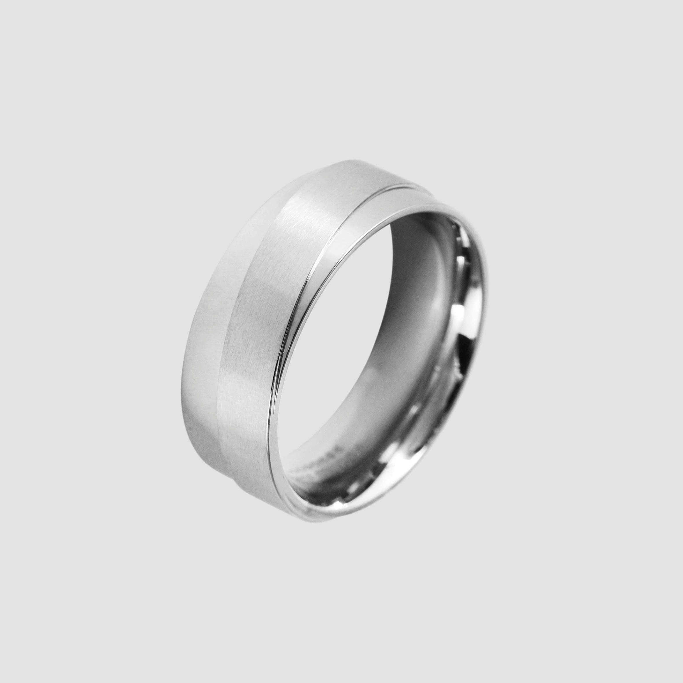 Fingerring ADELIA´S "Herren Ring aus Edelstahl" Gr. 56, silber, Fingerringe, Herren, 56, Edelstahl, Fingerring 7