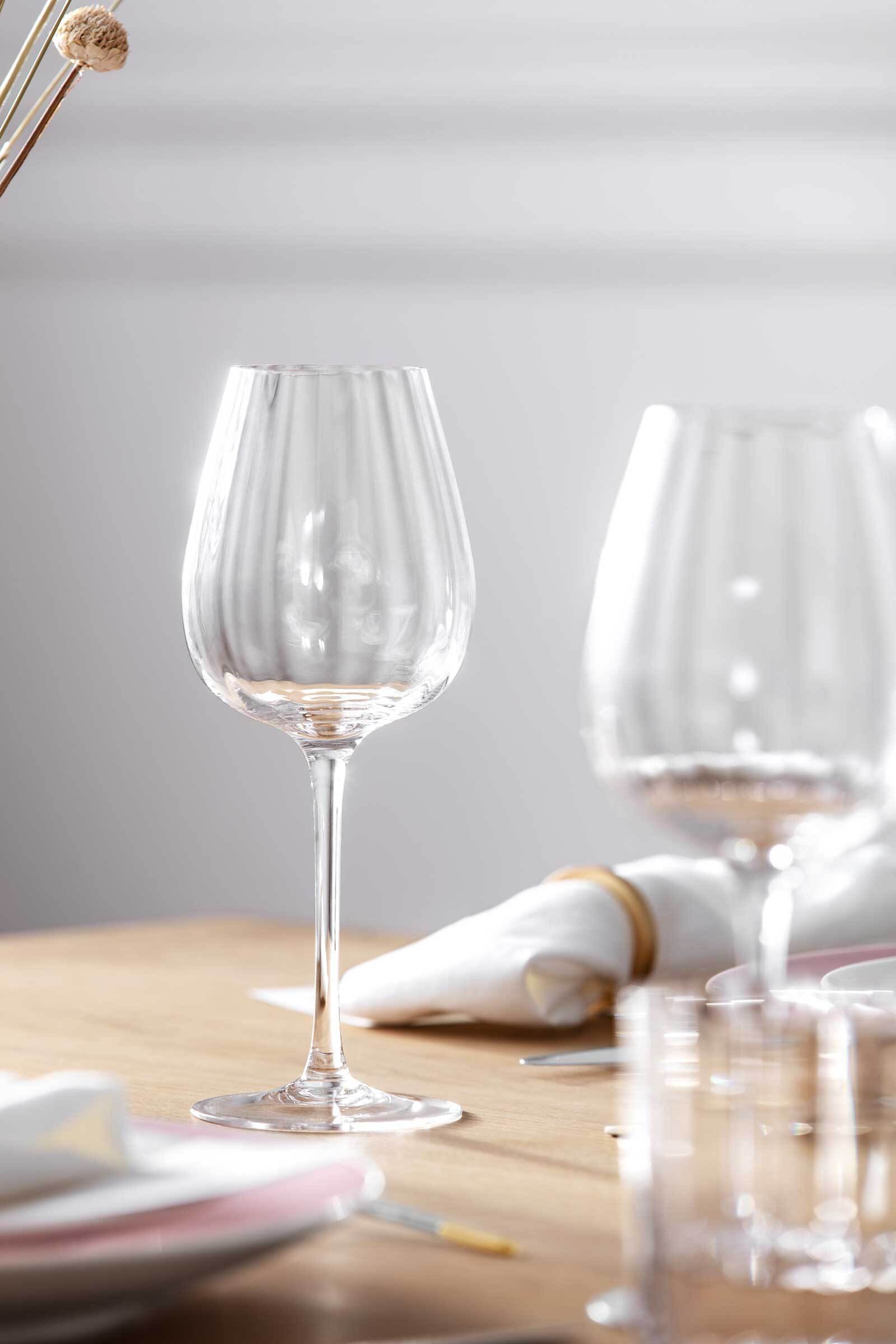 Villeroy & Boch Weißweinglas »Weißweingläser Rose Garden 125 ml 4er Set transparent«