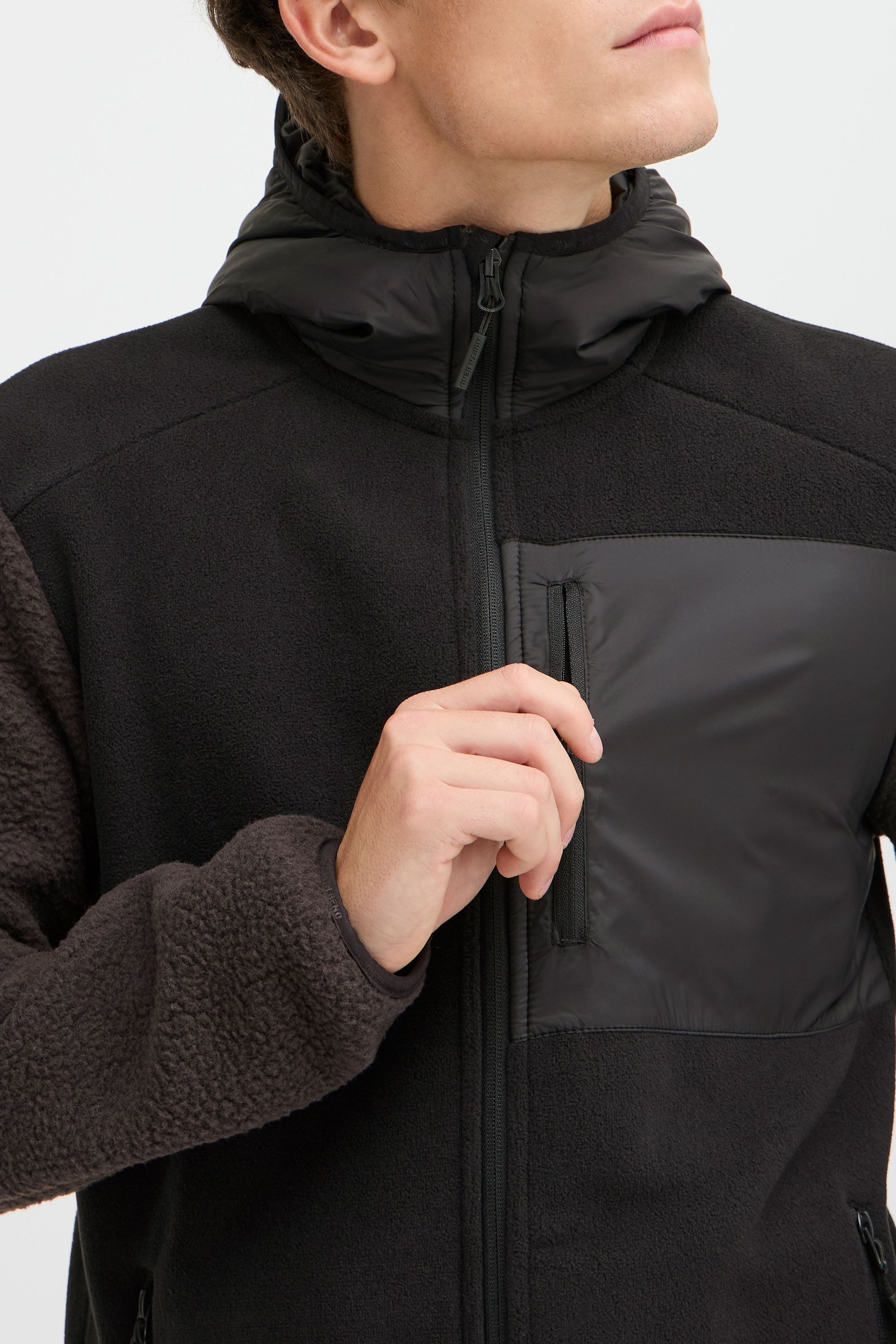 North Bend Fleecejacke »Fleecejacke NBMatej M«, mit Kapuze