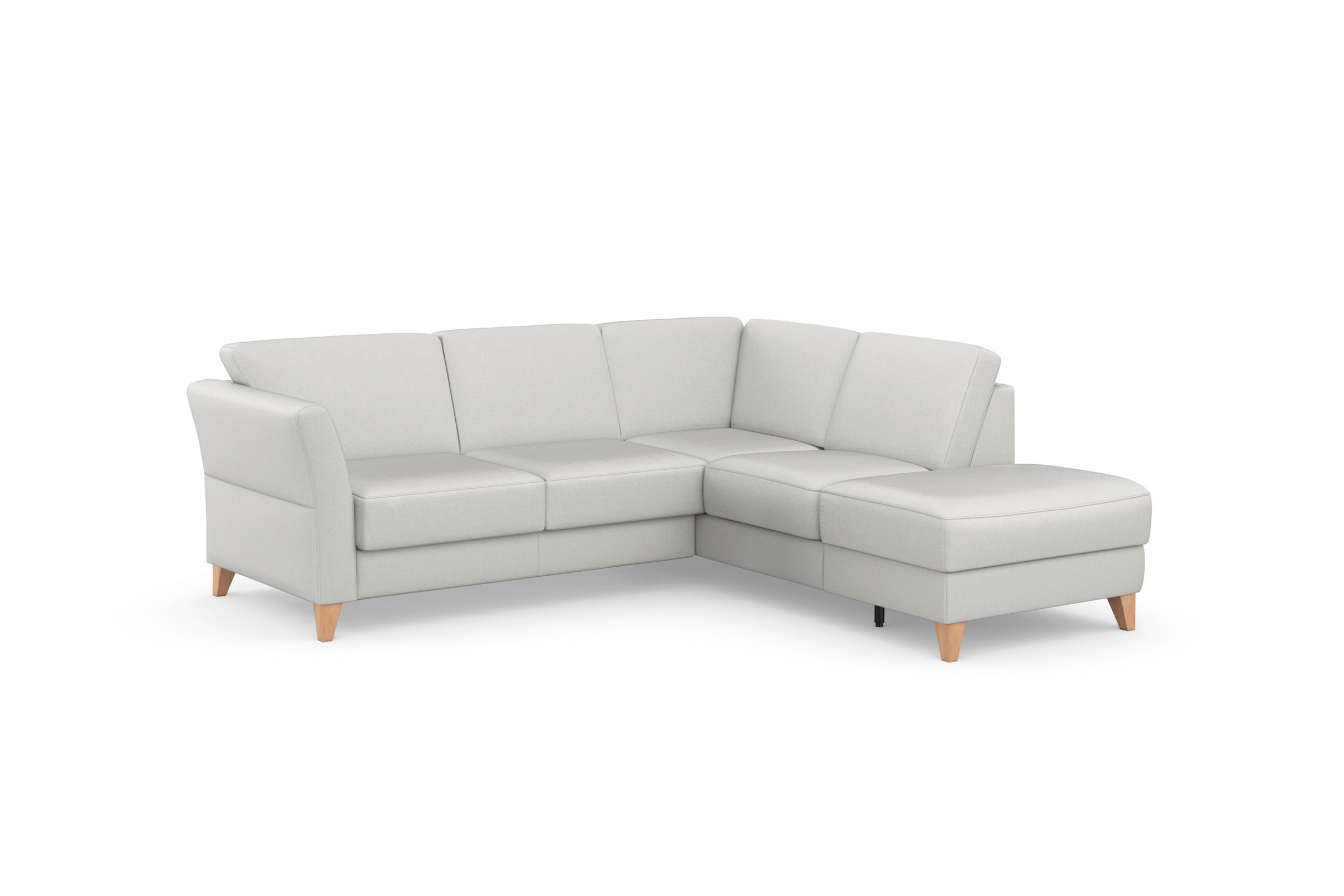 sit&more Ecksofa »Visby L-Form«, Wahlweise mit Bettfunktion und Stauraum, frei im Raum stellbar