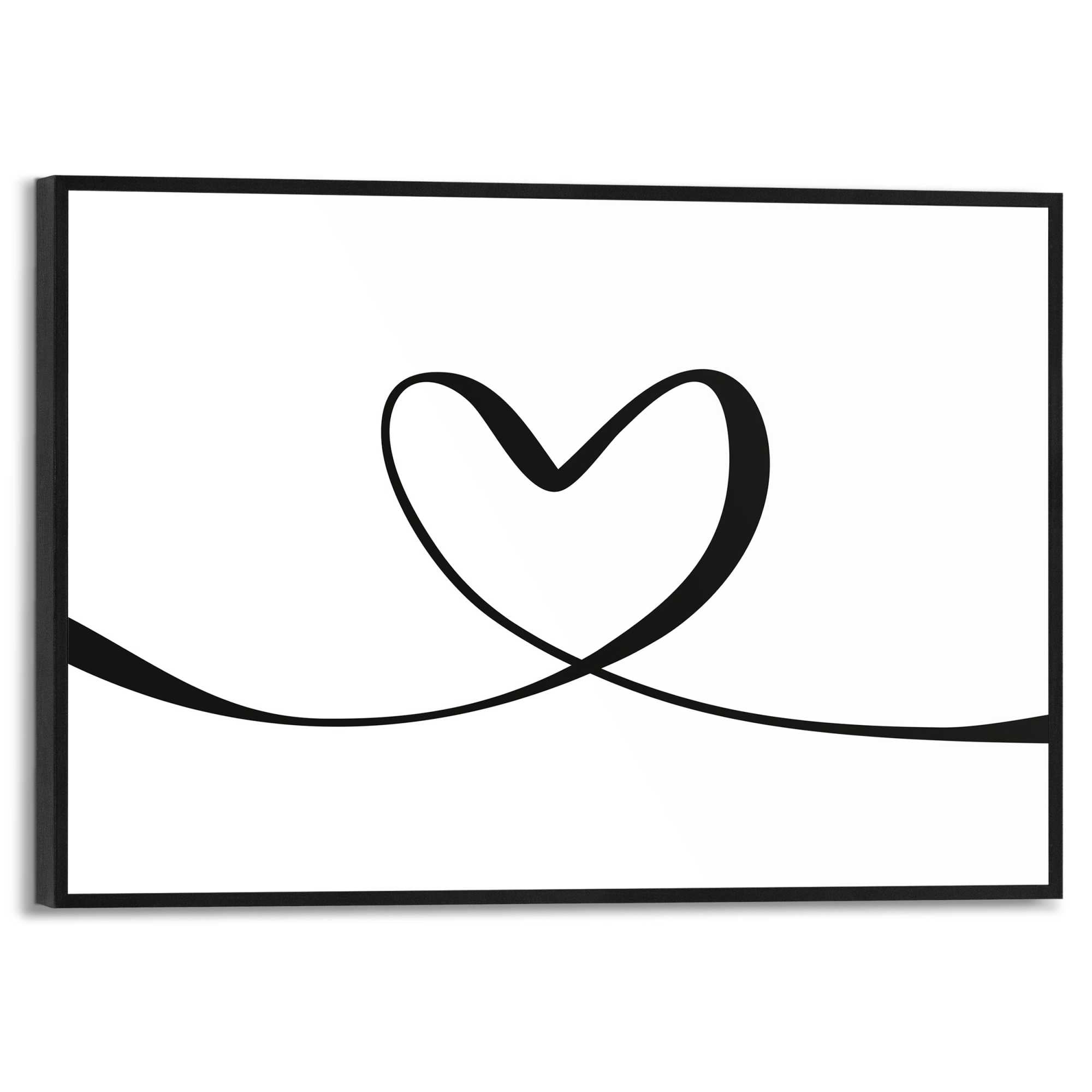 Reinders! Bild mit Rahmen »Heart Lines«
