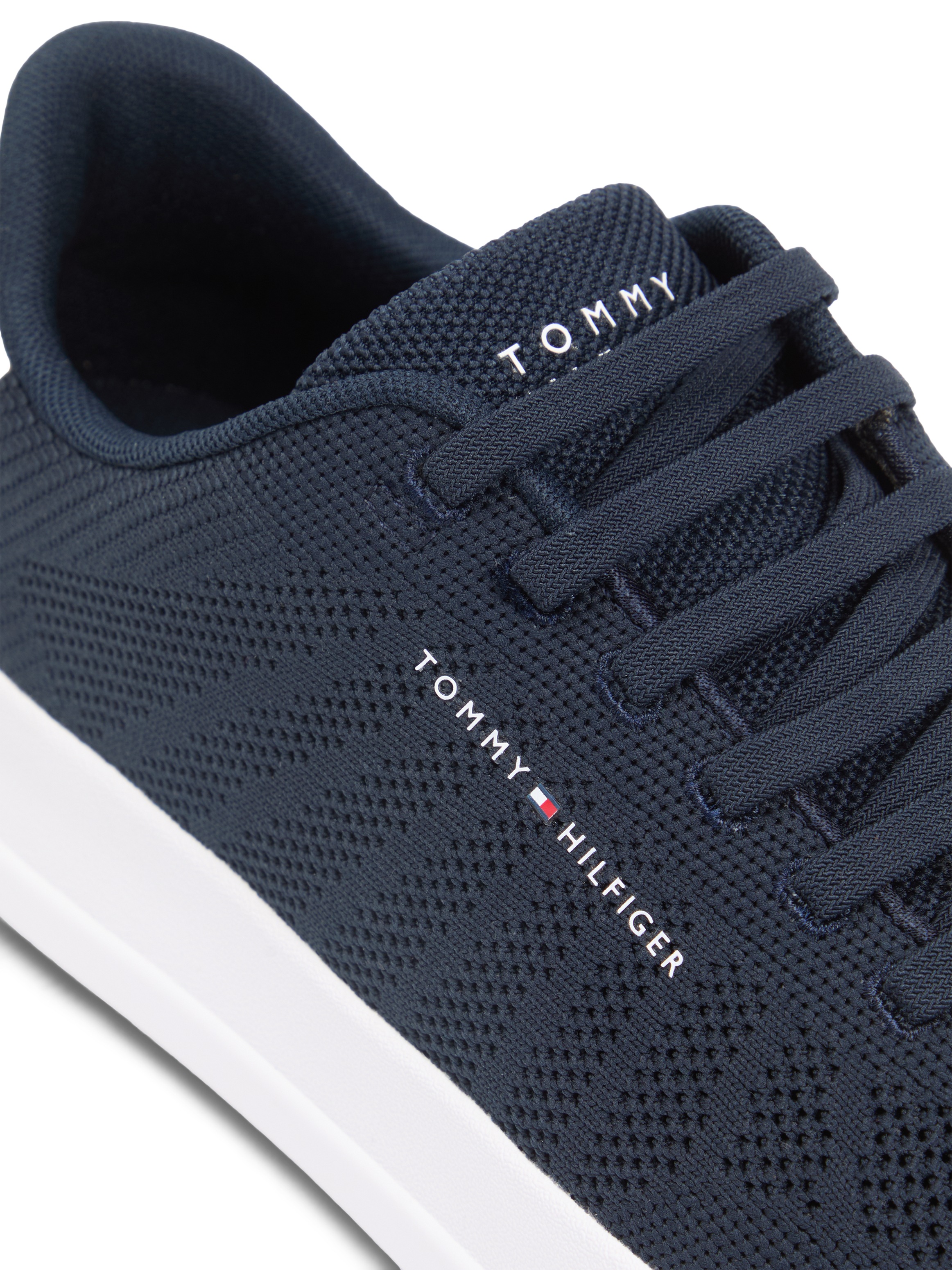 Tommy Hilfiger Slip-On Sneaker "TH COURT KNIT" Freizeitschuh, Halbschuh, Sc günstig online kaufen