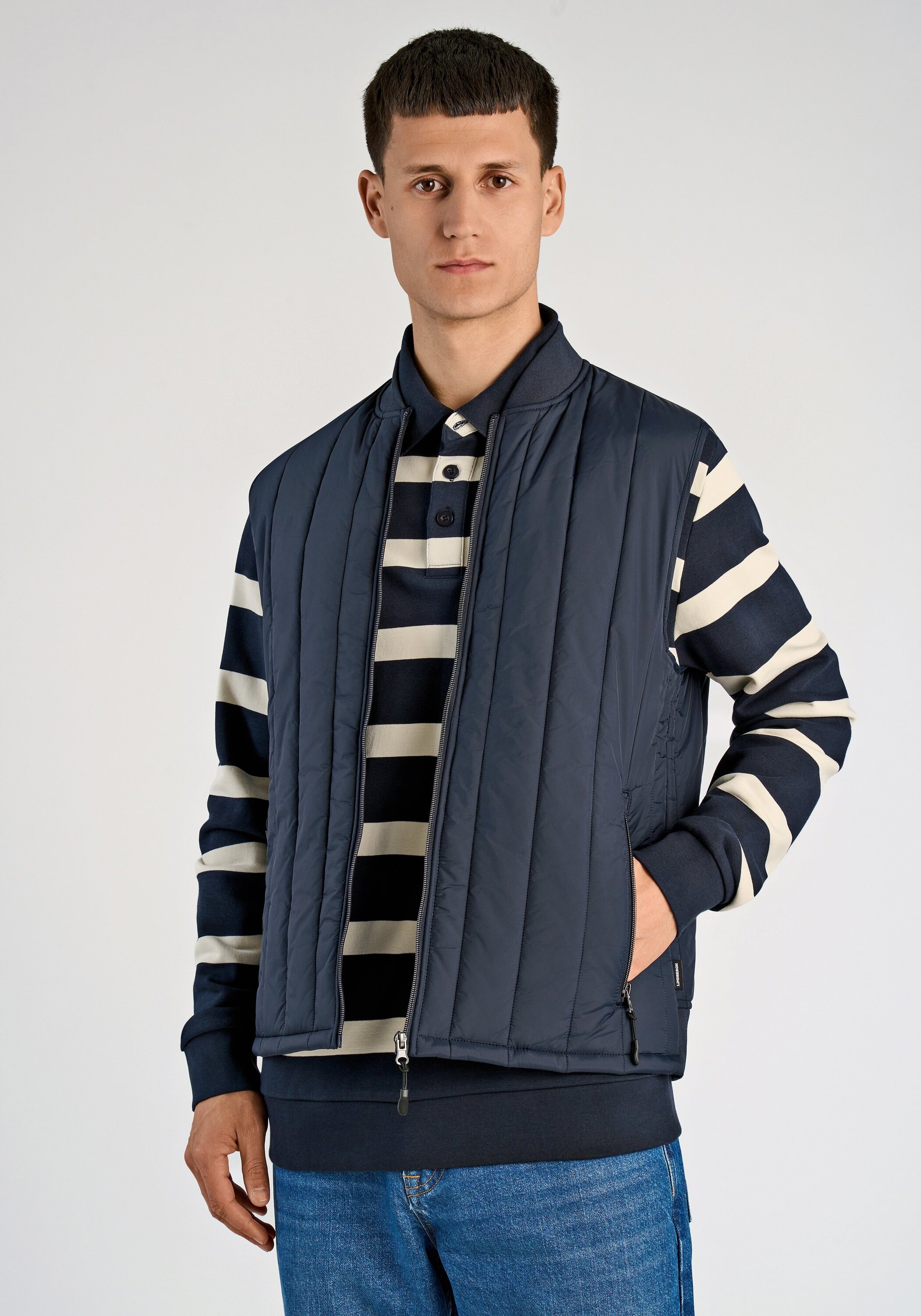 LINDBERGH Steppweste "Wattierte Weste Relaxed Fit"