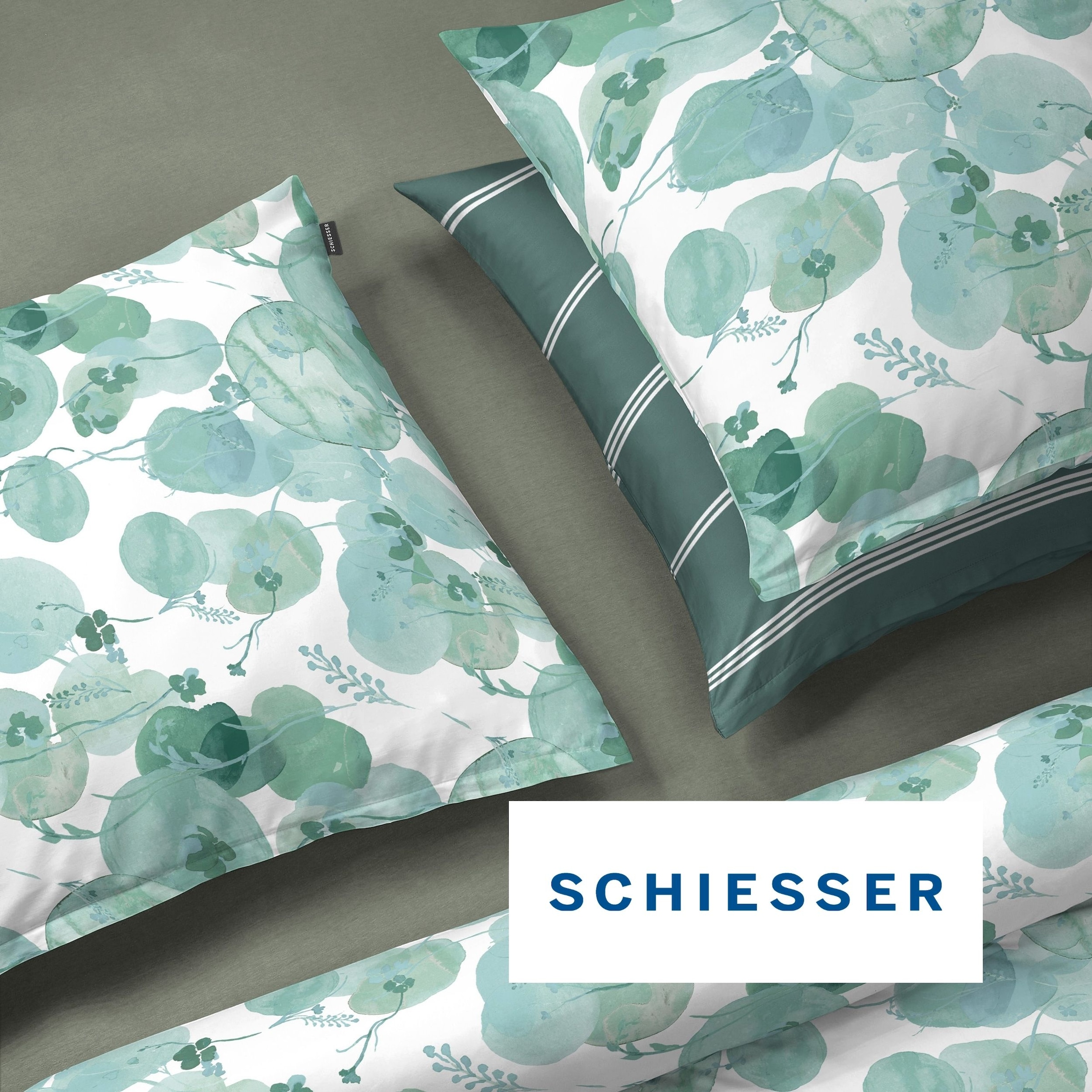 Schiesser Bettwäsche »Mia aus weicher Baumwolle mit floralem Muster« 2 OEKO-TEX® MADE IN GREEN