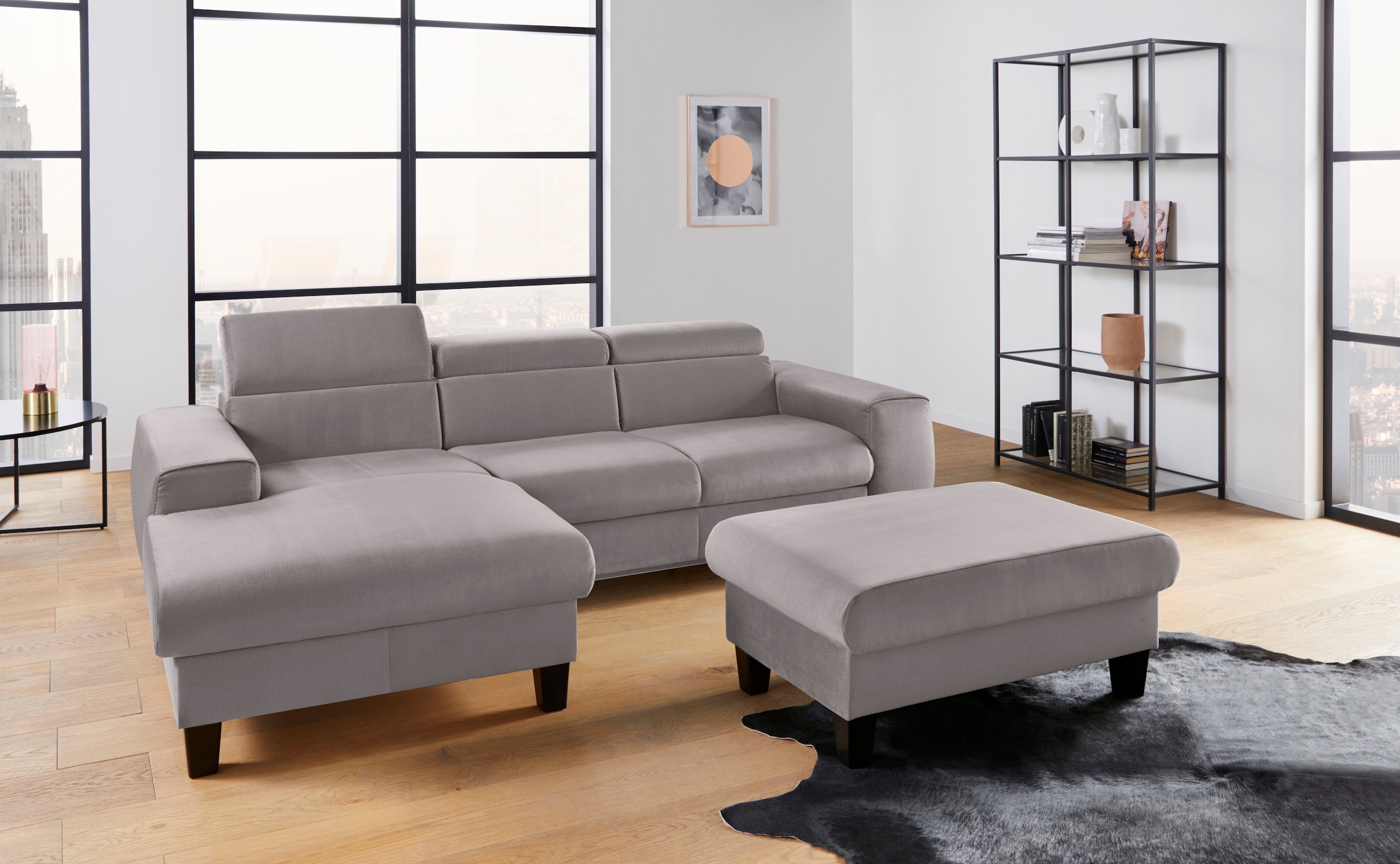 COTTA Polstergarnitur "Morven L-Form", (Set), Set bestehend aus: Ecksofa mi günstig online kaufen
