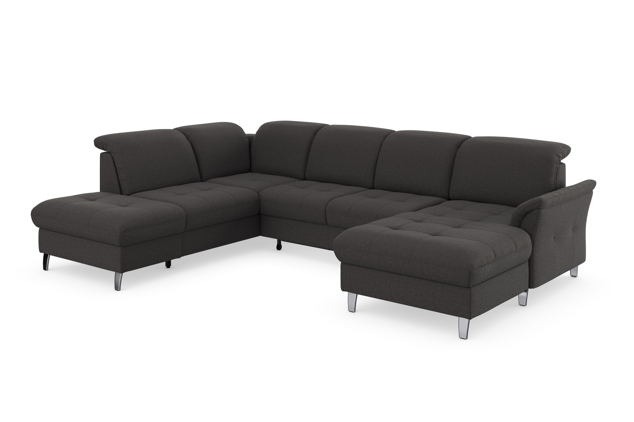 Thumbnail - sit&more Wohnlandschaft "Maggiore U-Form", wahlweise mit Kopfteilverstellung, Bettfunktion und Stauraum