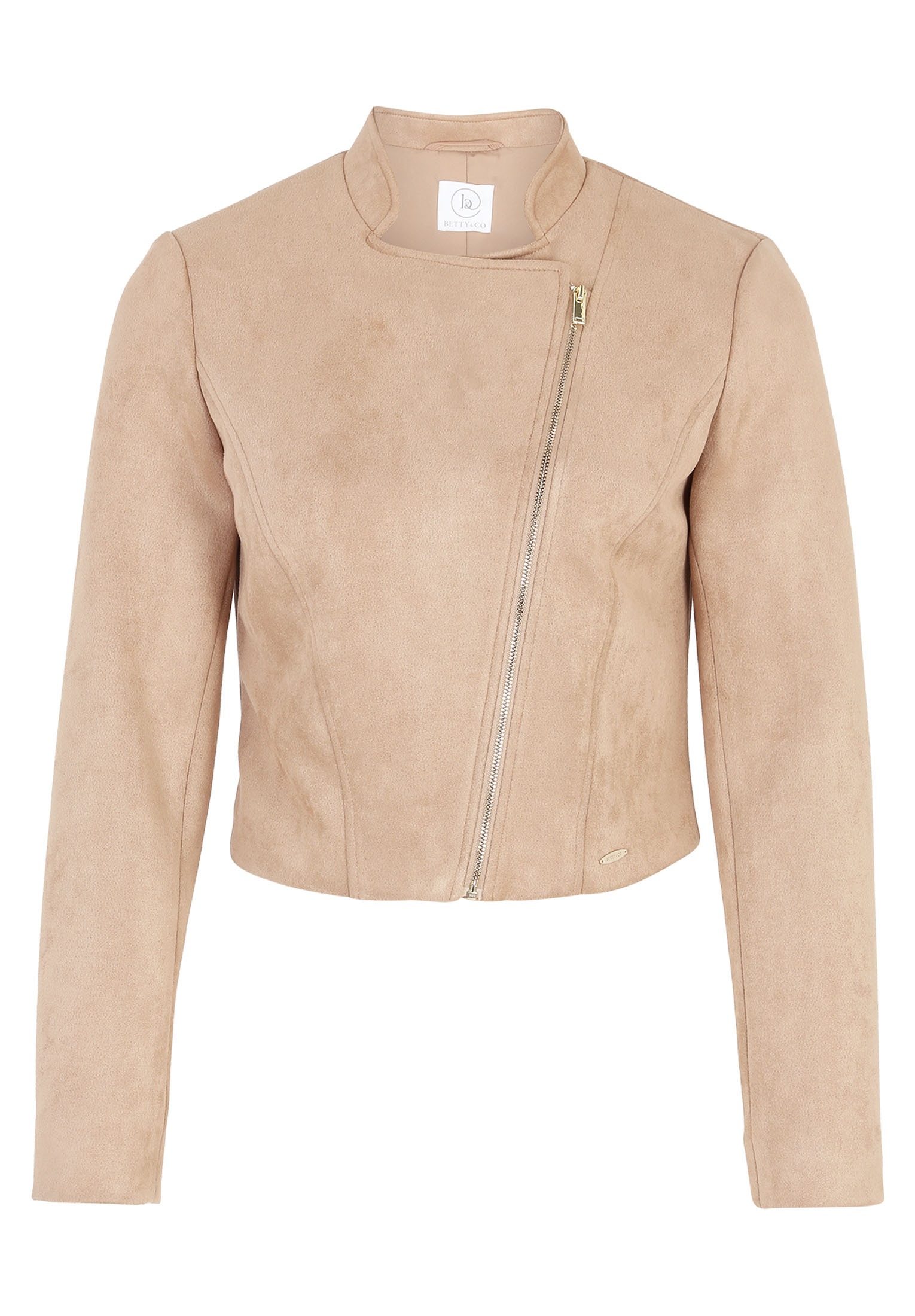 Betty&Co Jackenblazer »Betty & Co Damen Bikerjacke mit Stehkragen«, Material