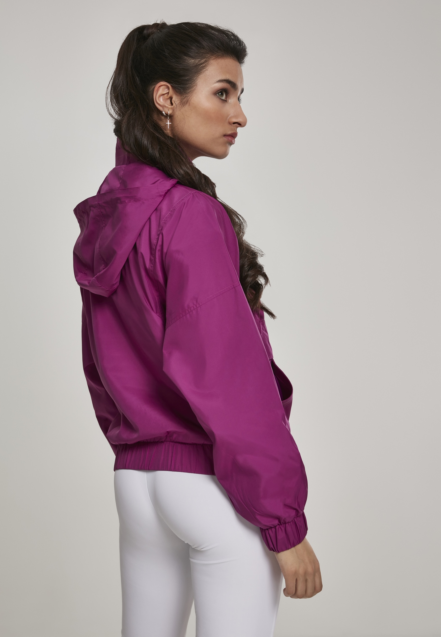 URBAN CLASSICS Outdoorjacke »Damen Ladies Panel Pull Over Jacket«, (1 St.),  ohne Kapuze für bestellen | BAUR