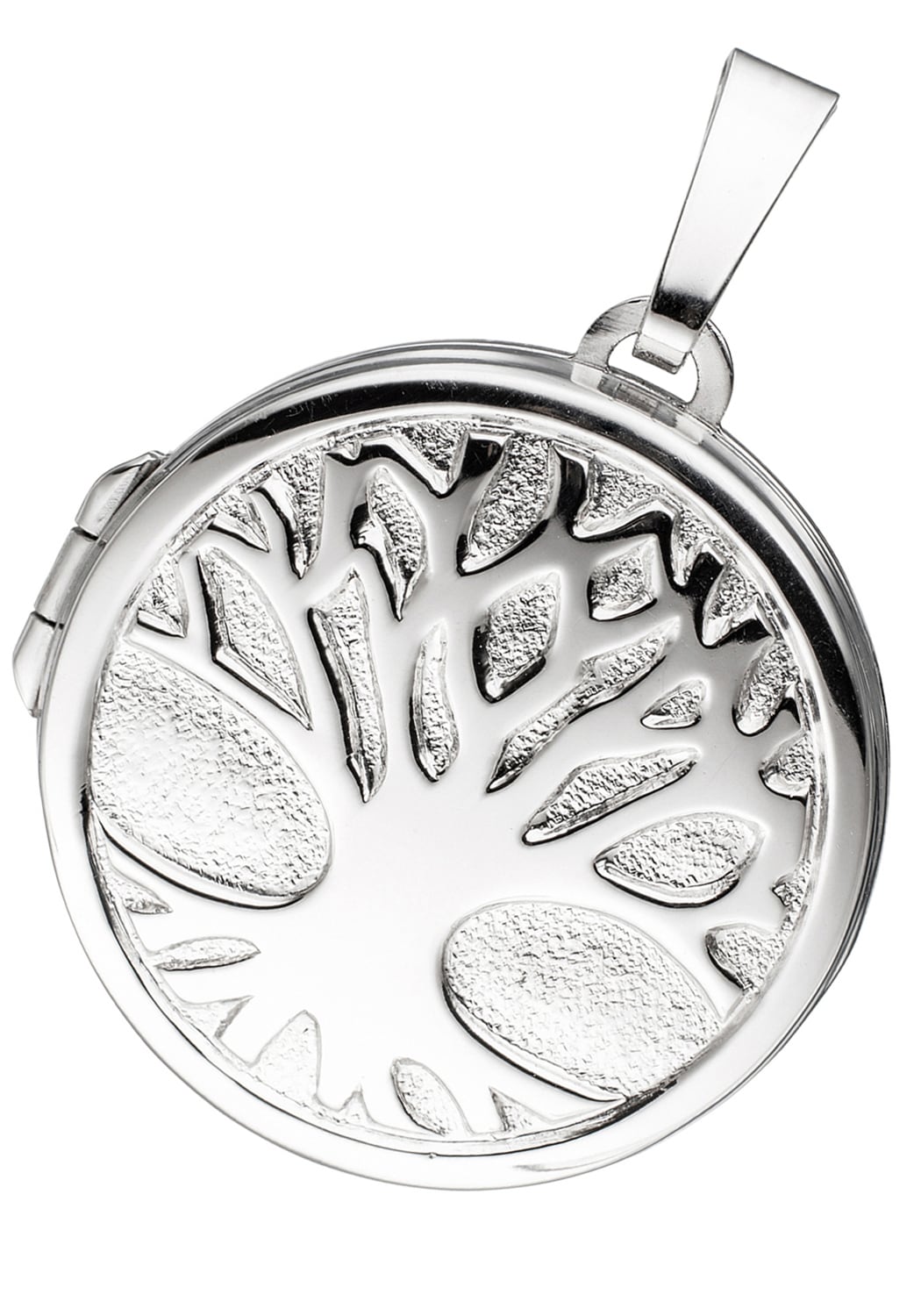 JOBO Medallionanhänger »Anhänger Medaillon Baum rund«, 925 Silber