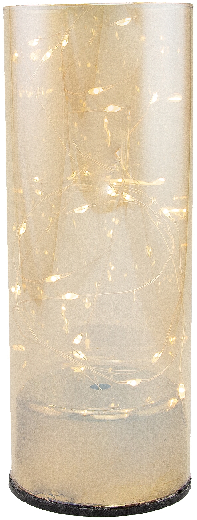 Dekolicht, Weihnachtsdeko, aus Glas, mit 20 LEDs, Höhe ca. 20 cm