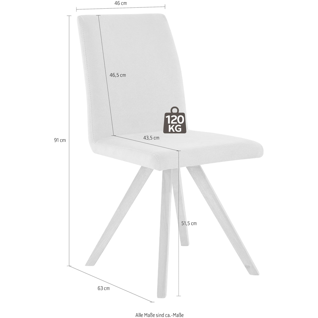 Home affaire Schalenstuhl »Rio«, (Set), 2 St., Kunstleder