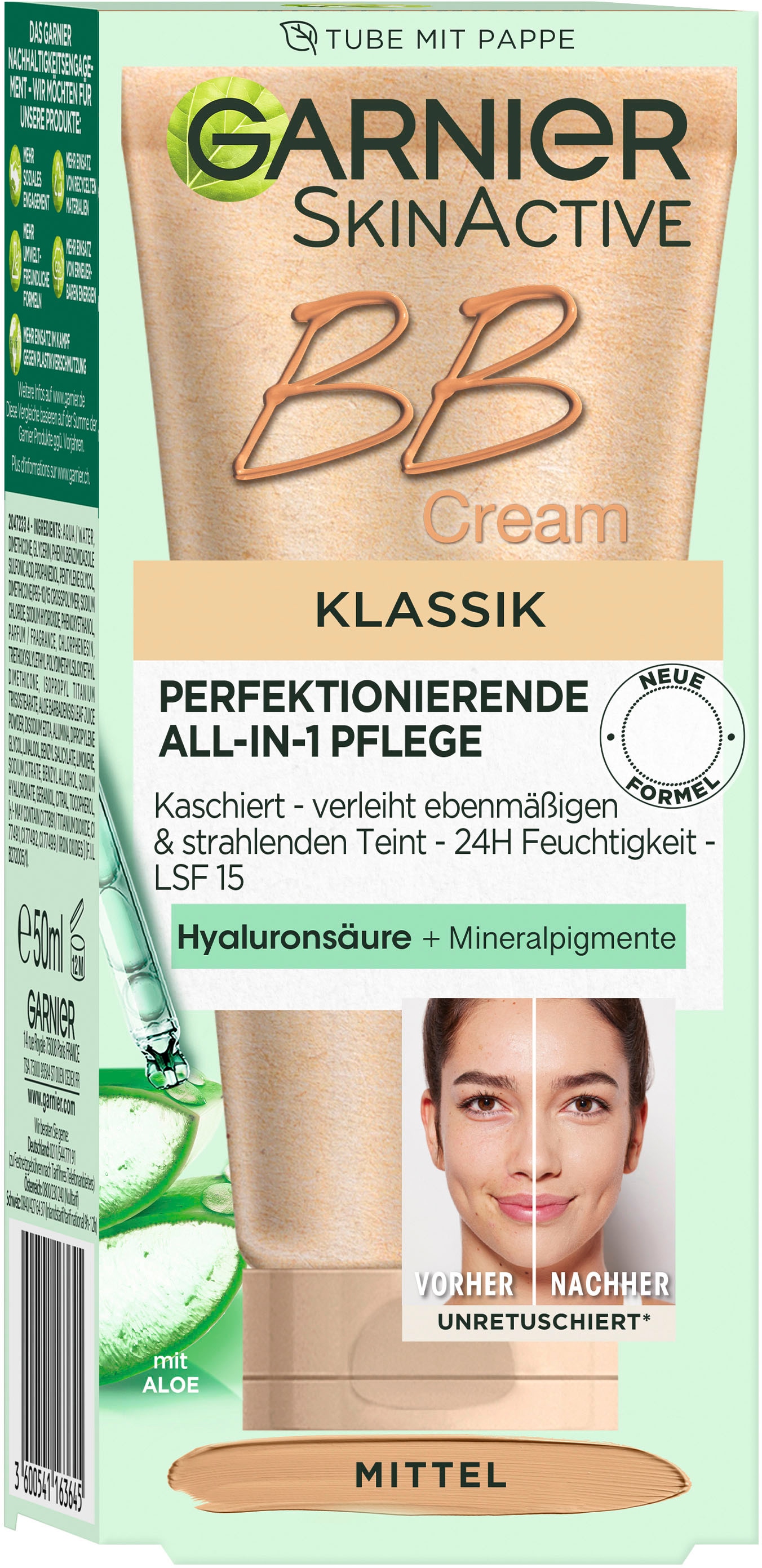 GARNIER BB-Creme »SkinActive BB Cream Klassik«, mit hoher Wirksamkeit