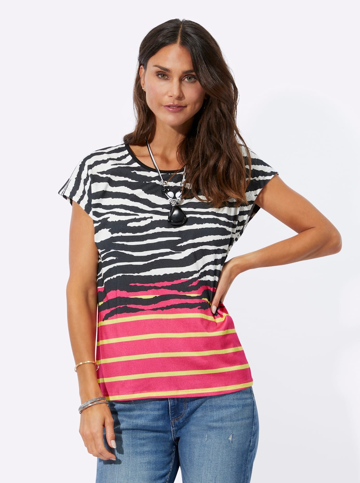 Inspirationen Rundhalsshirt »Shirt«, (1 tlg.)