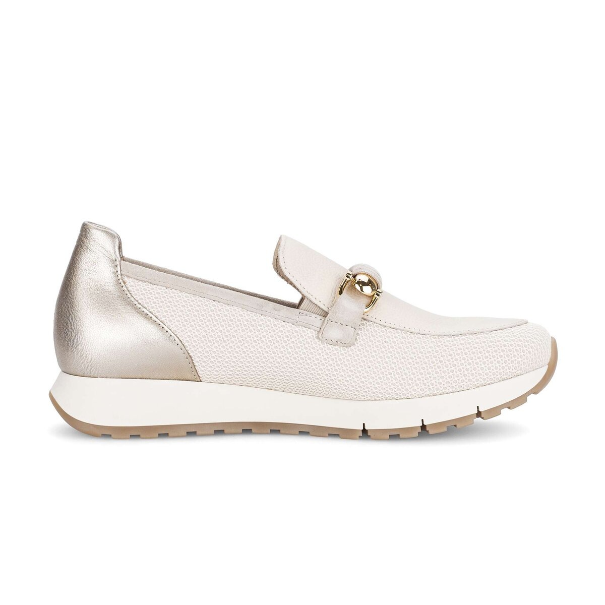 Slipper GABOR "Slipper", Damen, Gr. 41, creme, Schuhe Slipper 8