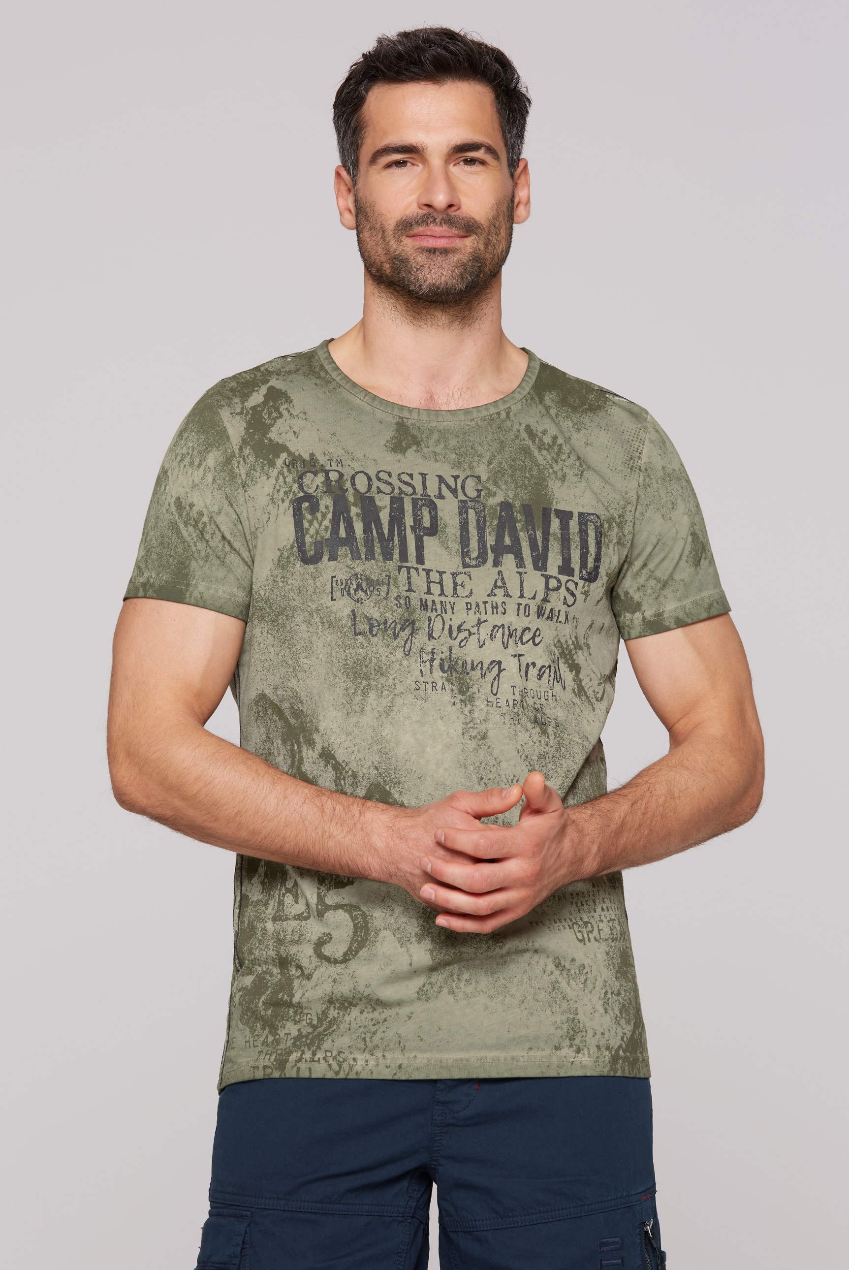 CAMP DAVID Rundhalsshirt, aus Baumwolle günstig online kaufen