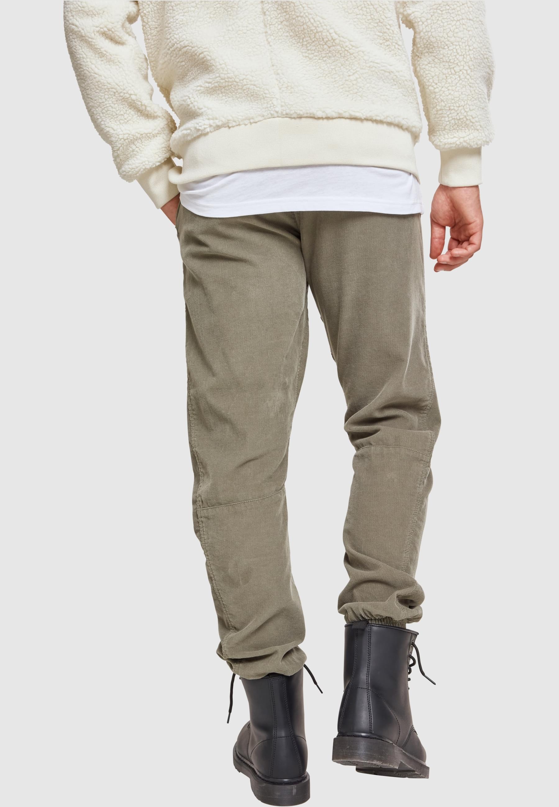 URBAN CLASSICS Stoffhose »Urban Classics Herren Corduroy Jog Pants«, (1 tlg.)