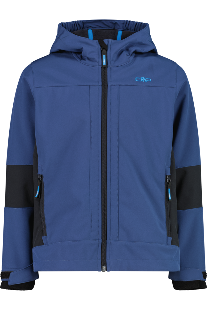 Cmp Herren Infinity Ant Softshelljacke "Kid Softshell Jacket Fix Hood" Mit Kapuze Wasserabweisend Windabweisend Mit Reißverschlusstaschen erhältlich in Größe 104/110/116/128/140/152/164/176 von Baur