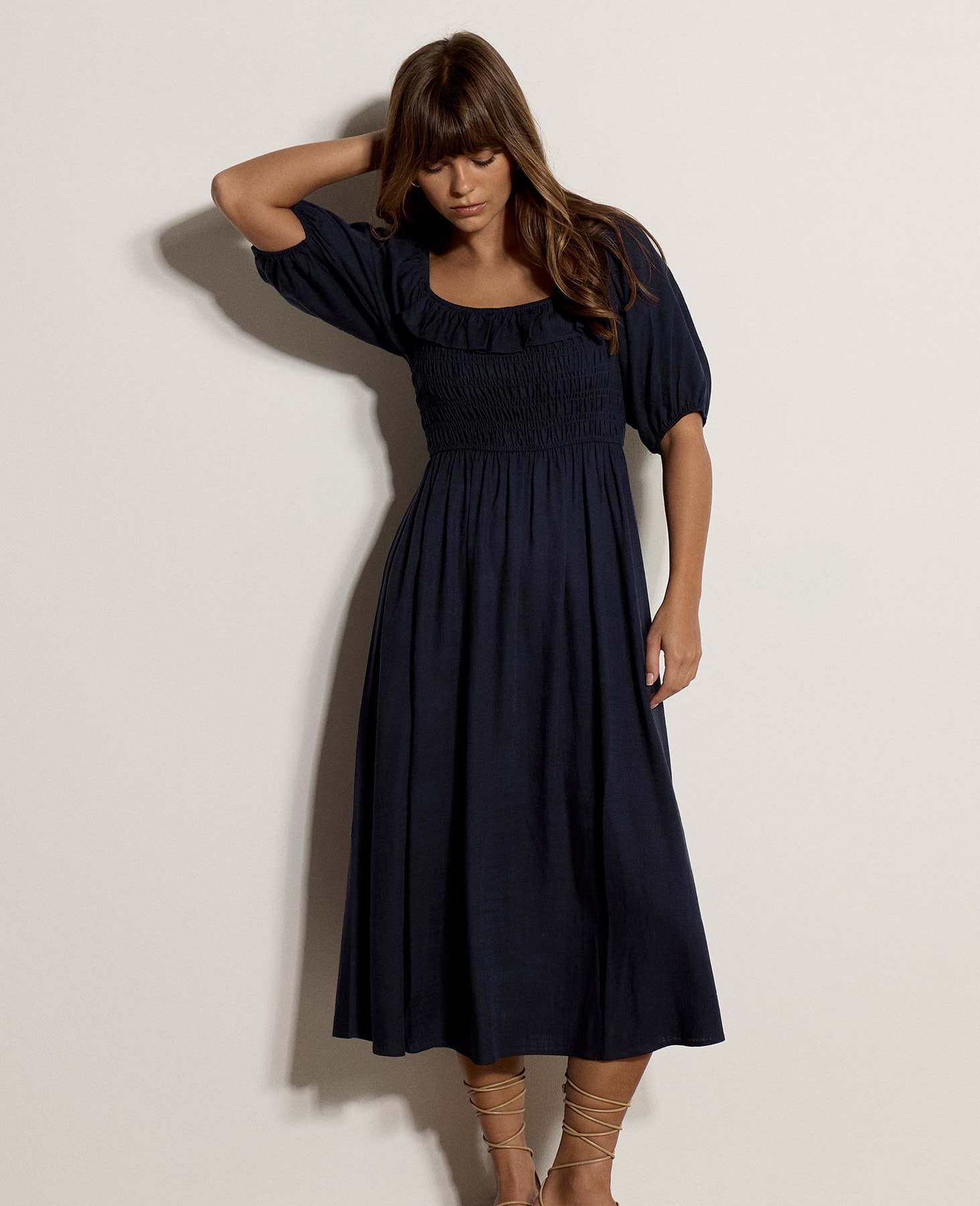 Apricot Maxikleid »Maxikleid« Gerafft