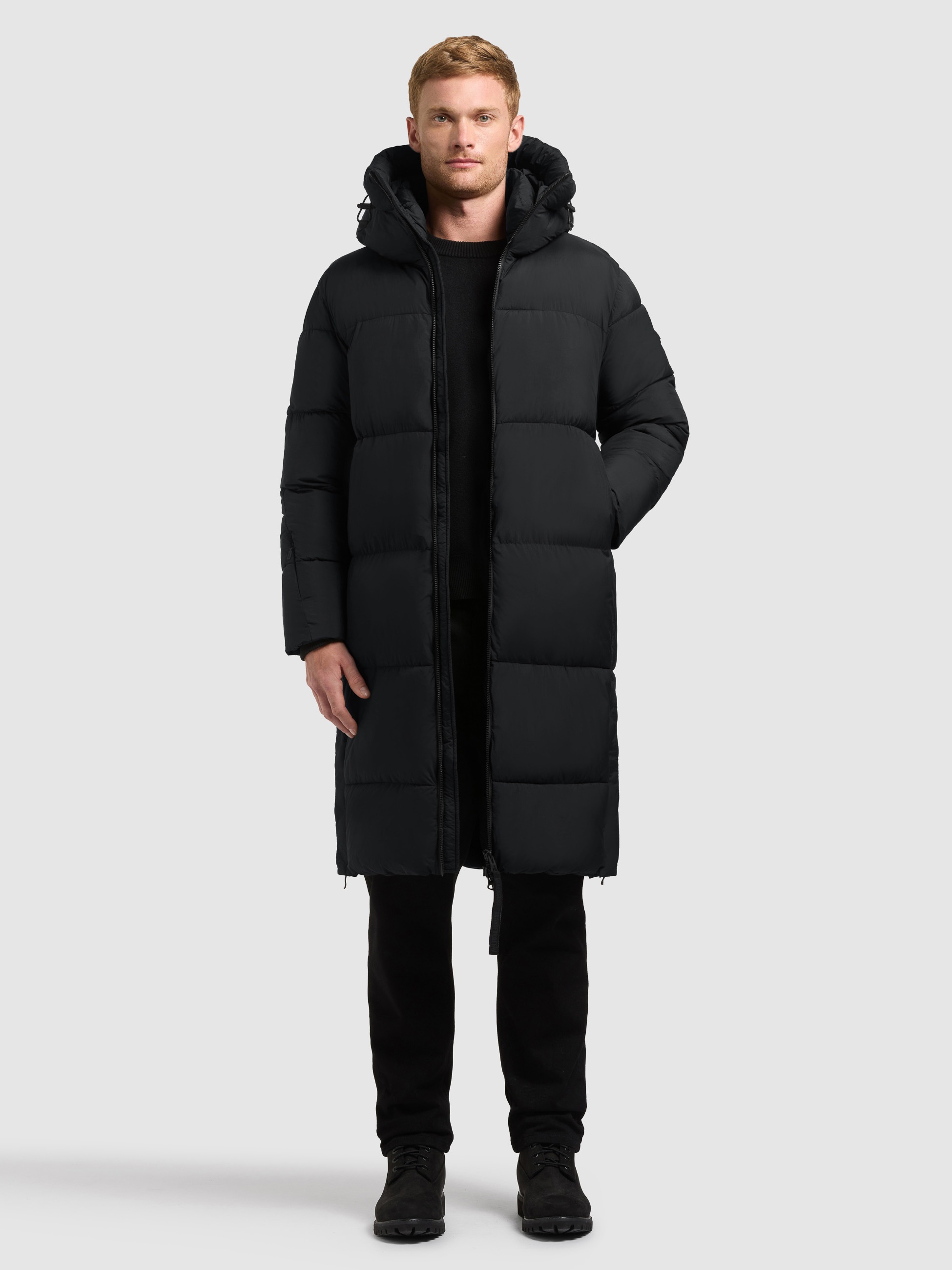 khujo Steppjacke »DASH2« mit Kapuze mit wasserabweisender PU-Beschichtung