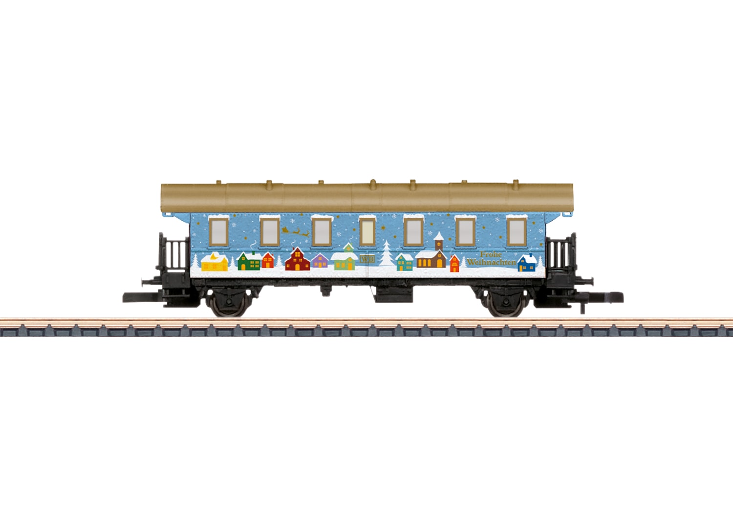 MÄRKLIN Kinder Personenwagen "Weihnachtswagen - 80636"bunt, Kunststoff, Metall, Modelleisenbahn-Fahrzeuge